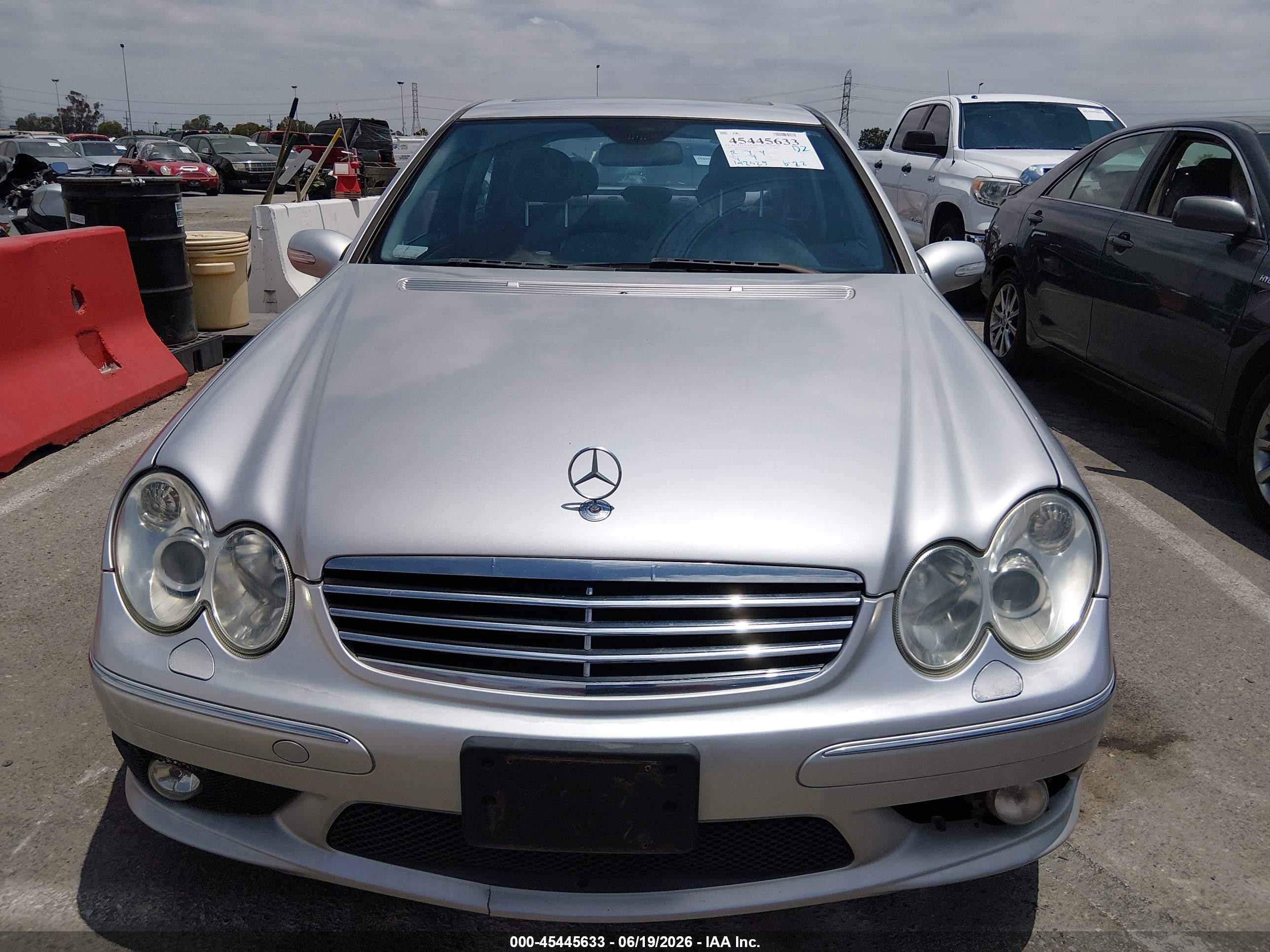 2005 Mercedes-benz C 55 Amg   Silver vin: WDBRF76J35F601534