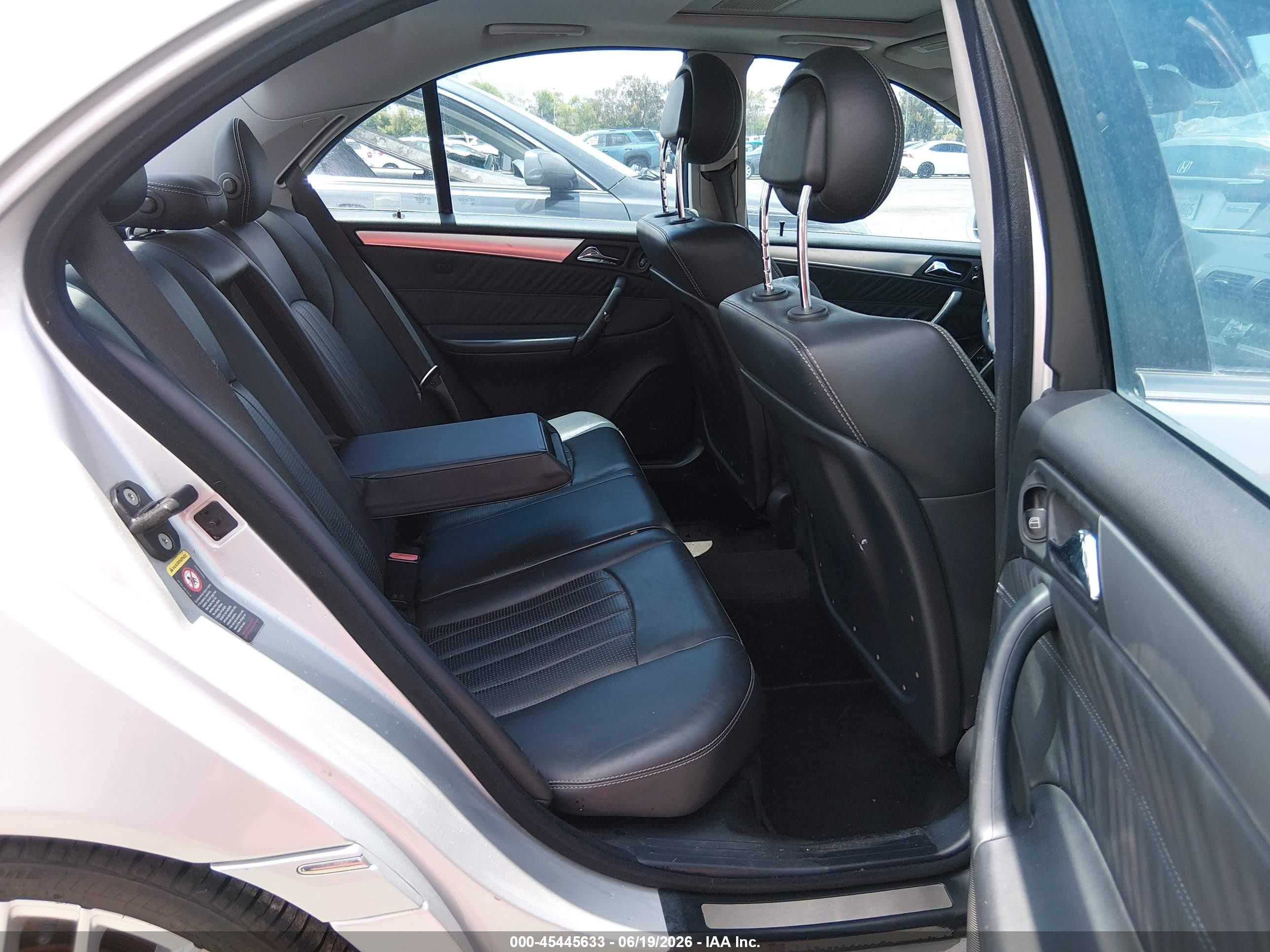 2005 Mercedes-benz C 55 Amg   Silver vin: WDBRF76J35F601534