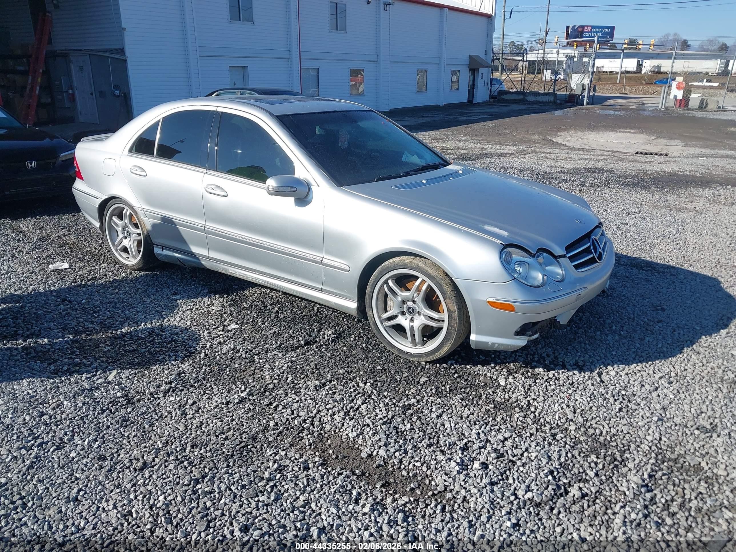 2006 Mercedes-benz C 55 Amg   Серебряный vin: WDBRF76J36F750544