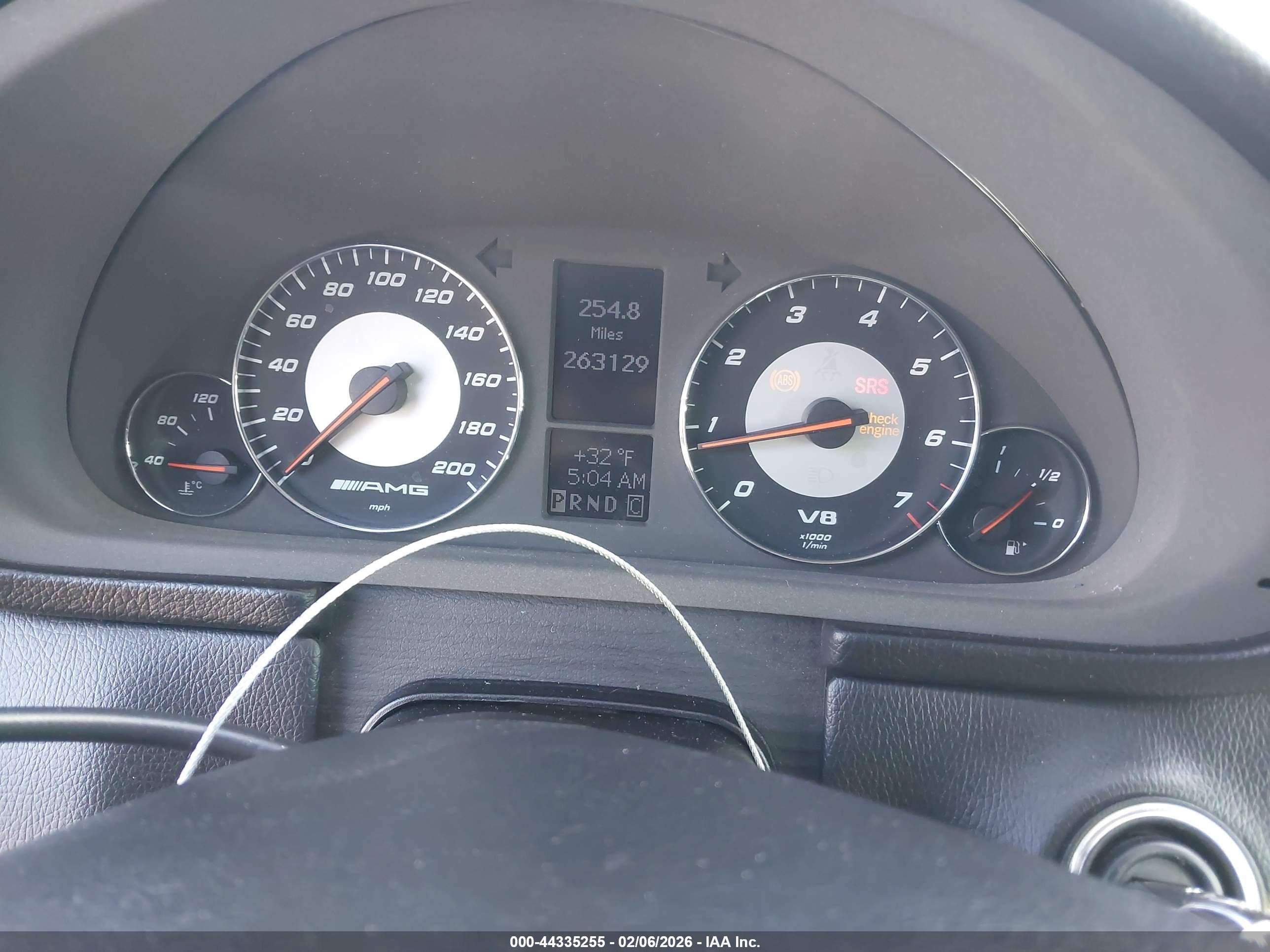 2006 Mercedes-benz C 55 Amg   Серебряный vin: WDBRF76J36F750544