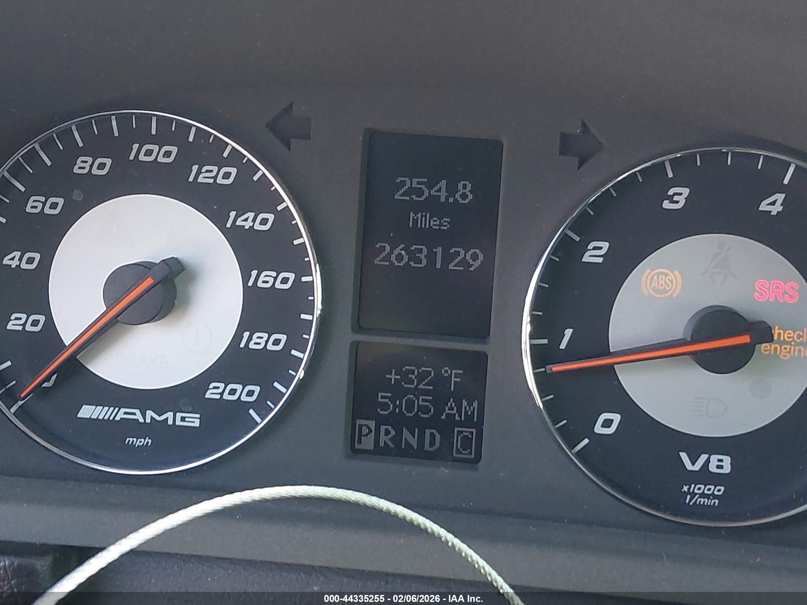 2006 Mercedes-benz C 55 Amg   Серебряный vin: WDBRF76J36F750544