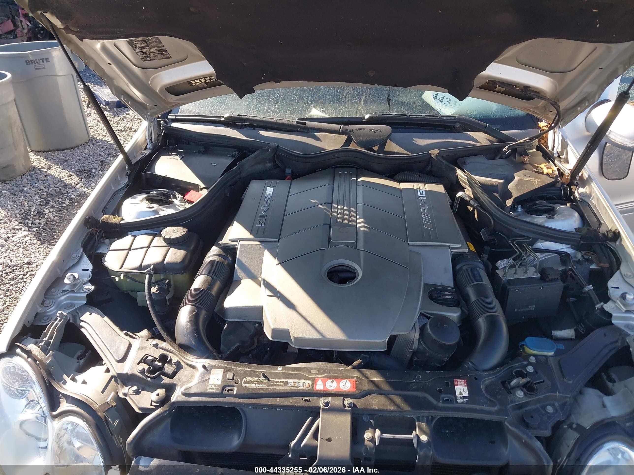 2006 Mercedes-benz C 55 Amg   Серебряный vin: WDBRF76J36F750544