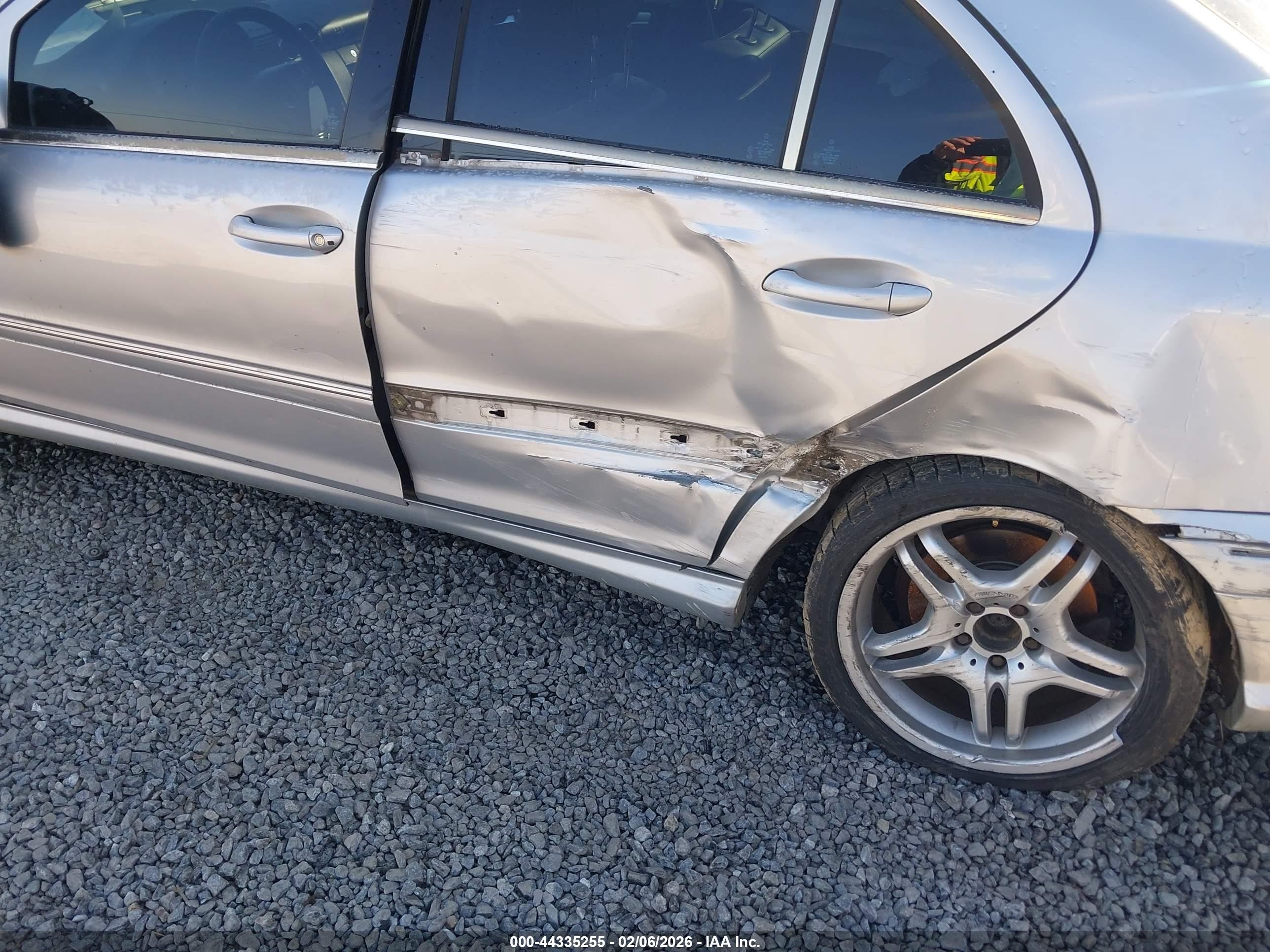 2006 Mercedes-benz C 55 Amg   Серебряный vin: WDBRF76J36F750544