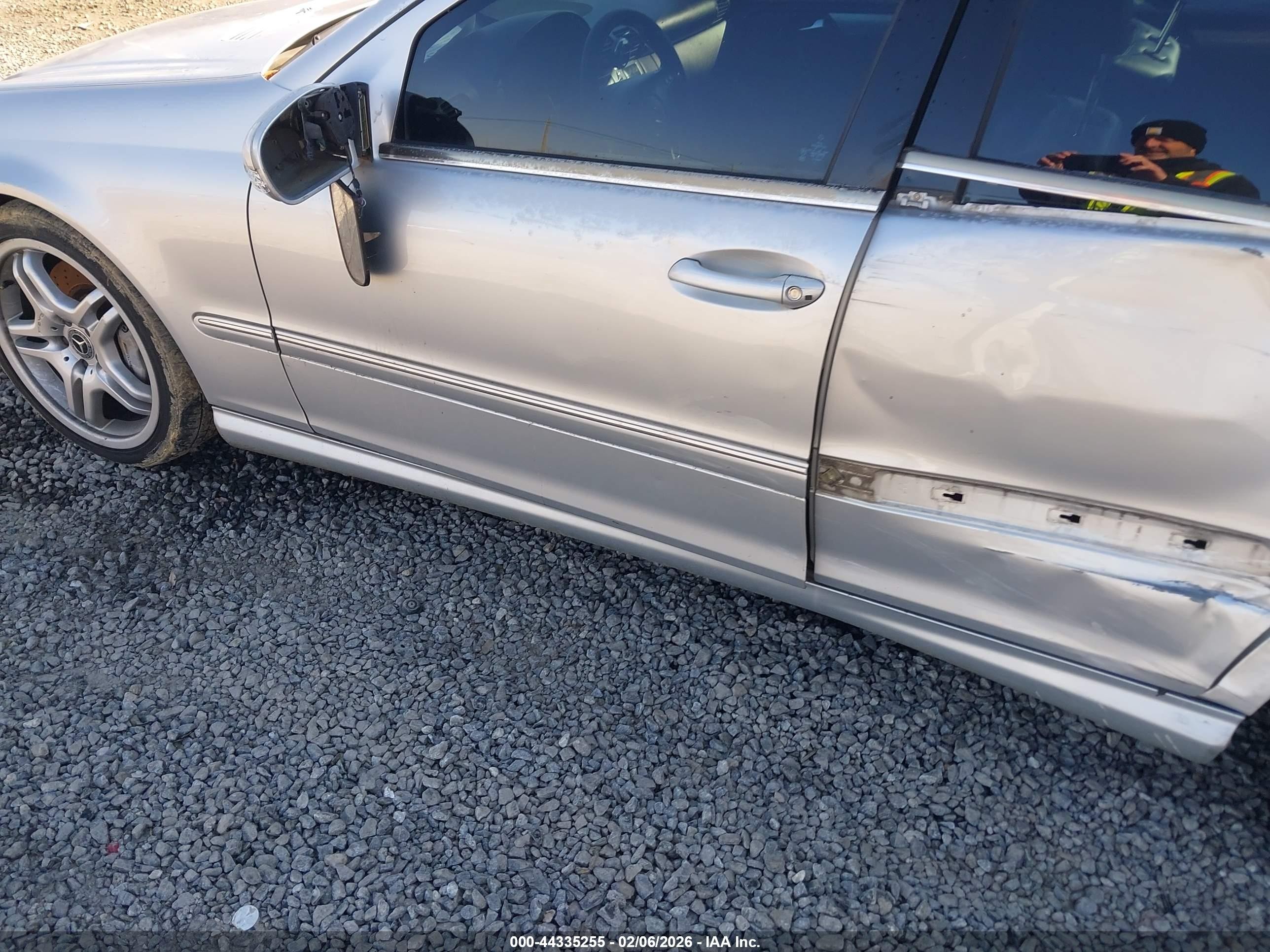 2006 Mercedes-benz C 55 Amg   Серебряный vin: WDBRF76J36F750544