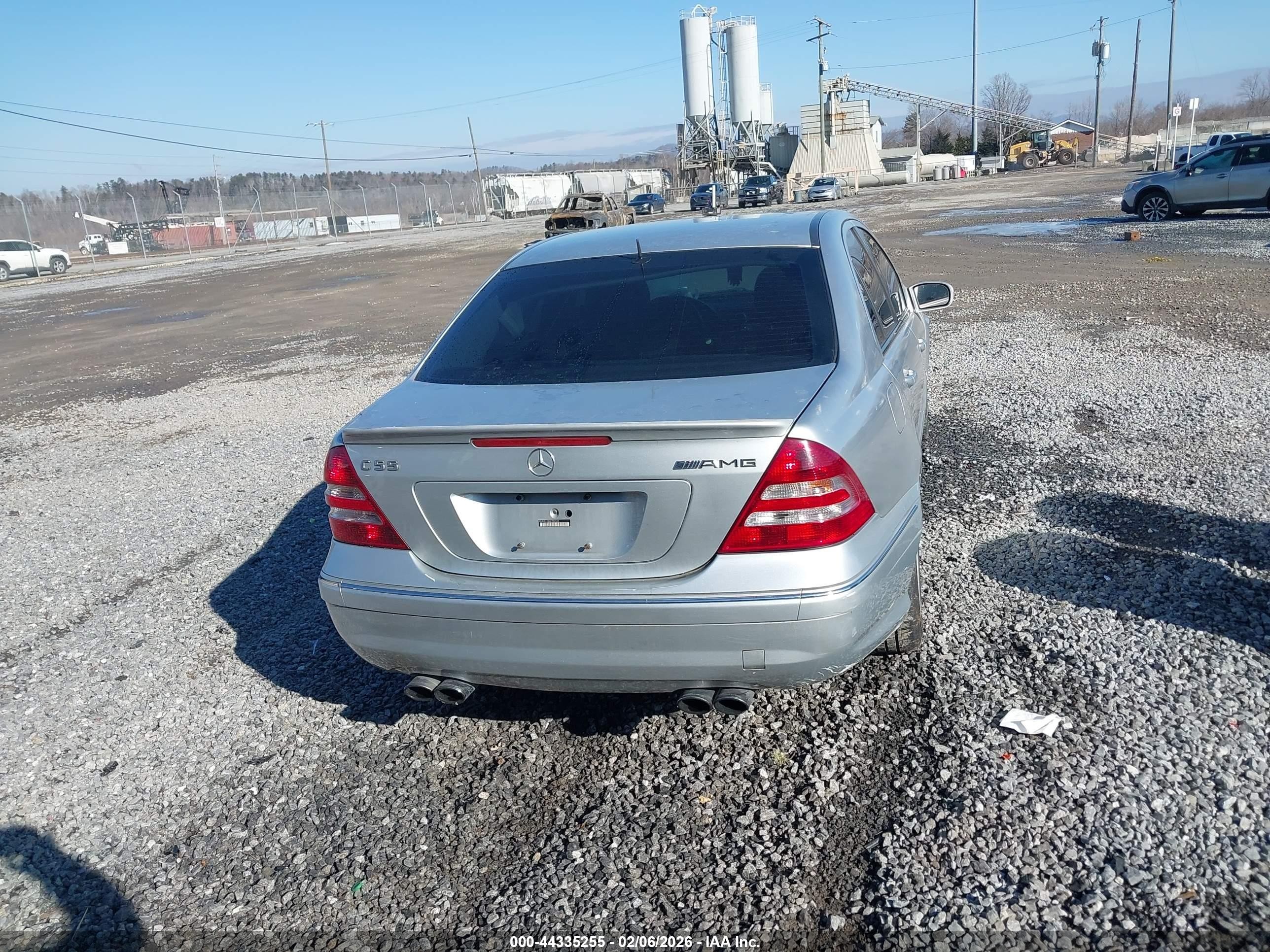 2006 Mercedes-benz C 55 Amg   Серебряный vin: WDBRF76J36F750544