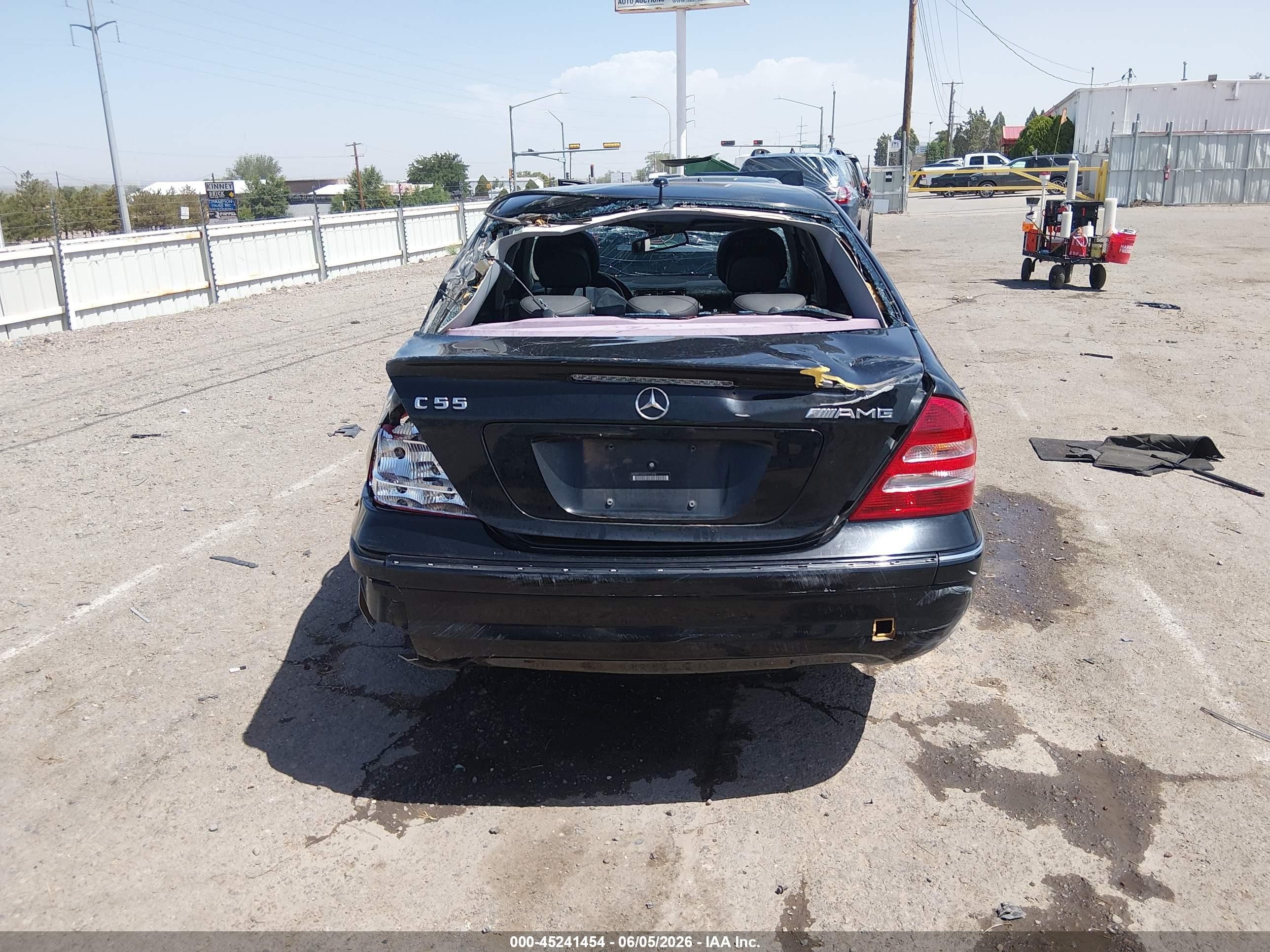 2006 Mercedes-benz C 55 Amg   Черный vin: WDBRF76J46F771676