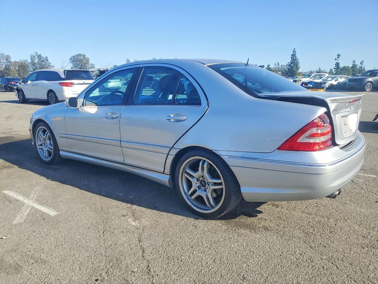 2006 Mercedes-benz C 55 Amg Silver vin: WDBRF76J46F796383