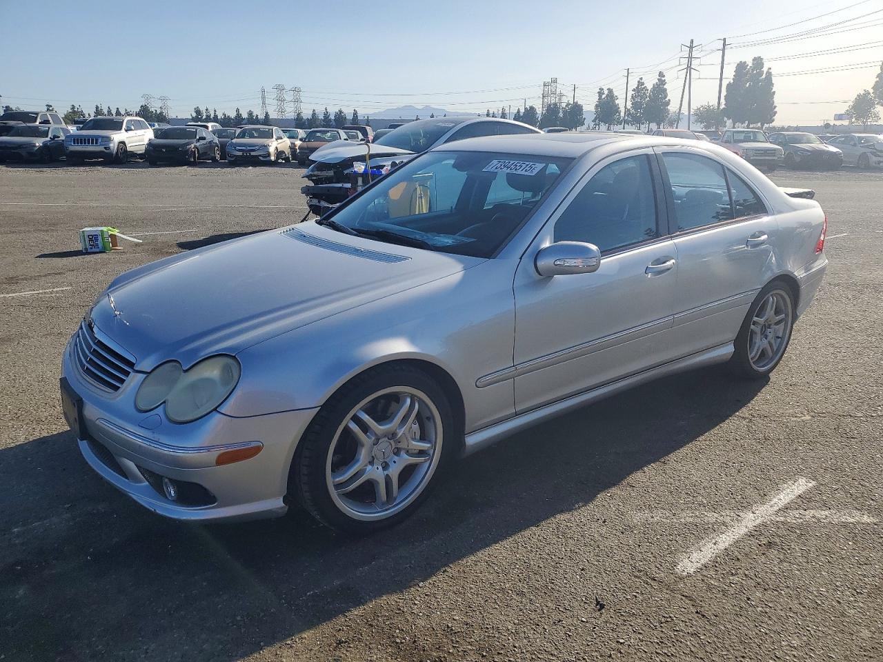 2006 Mercedes-benz C 55 Amg Silver vin: WDBRF76J46F796383