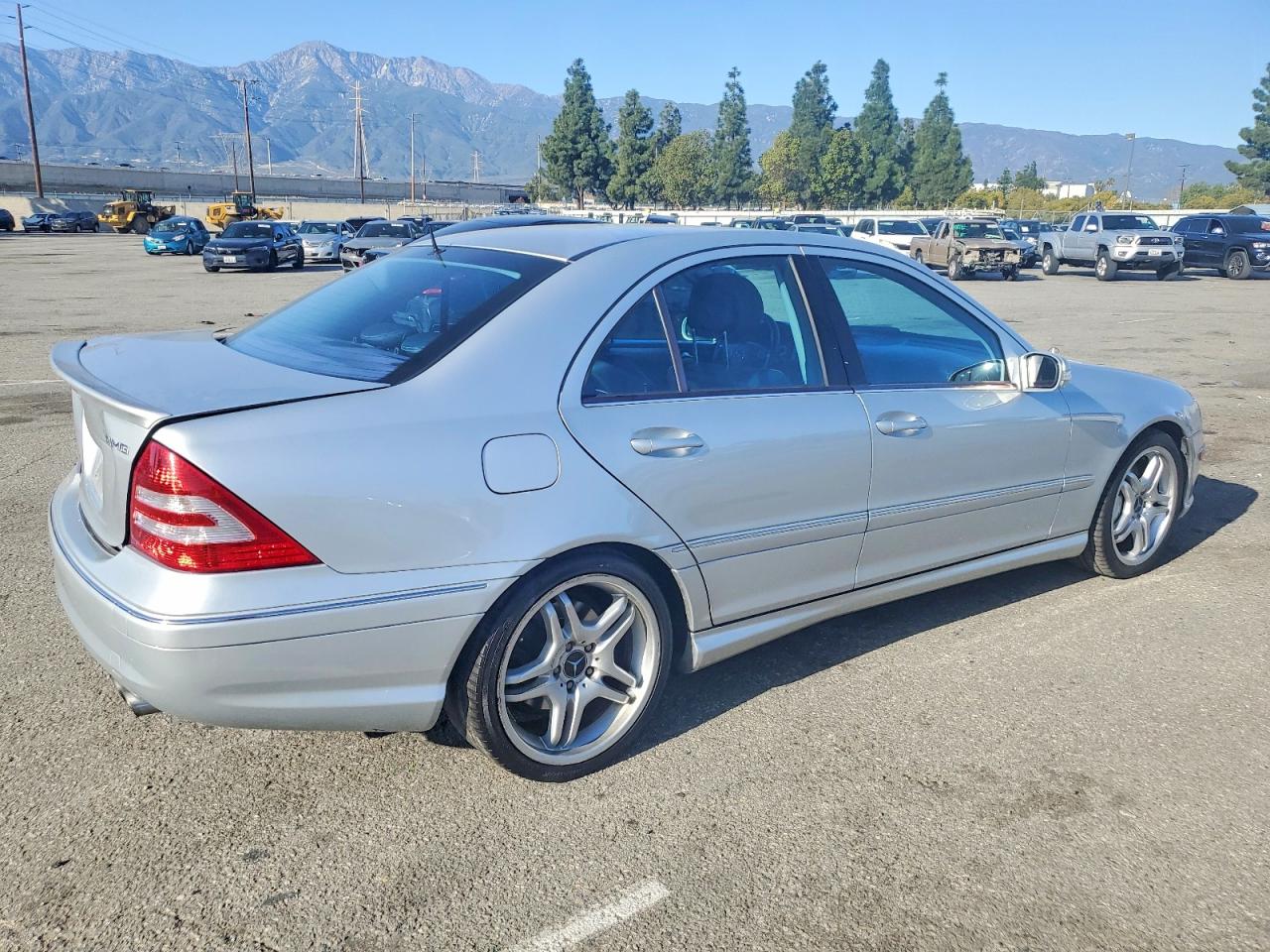 2006 Mercedes-benz C 55 Amg Silver vin: WDBRF76J46F796383
