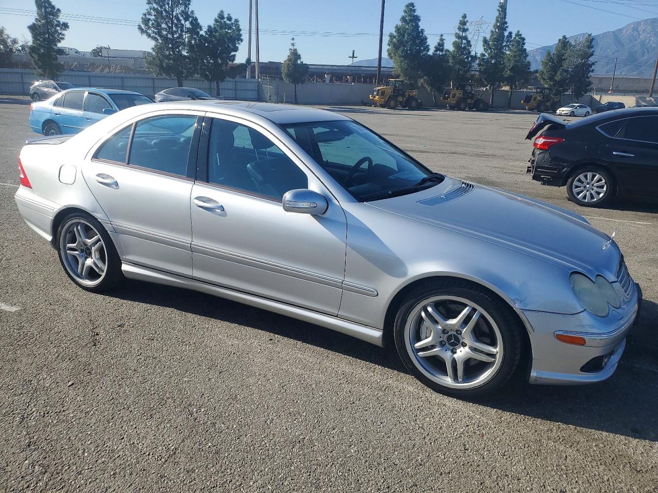 2006 Mercedes-benz C 55 Amg Silver vin: WDBRF76J46F796383