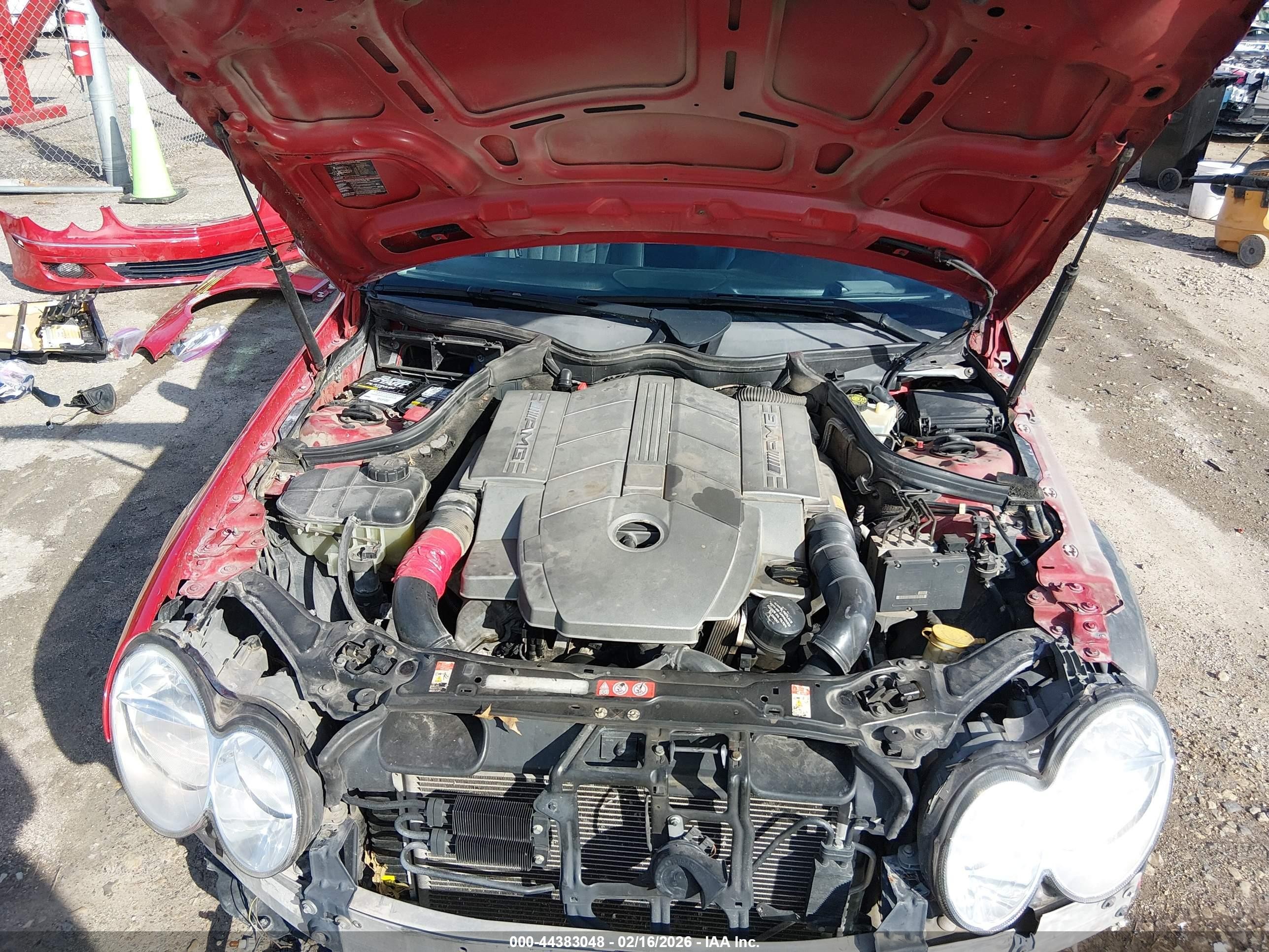 2006 Mercedes-benz C 55 Amg   Красный vin: WDBRF76J46F821086
