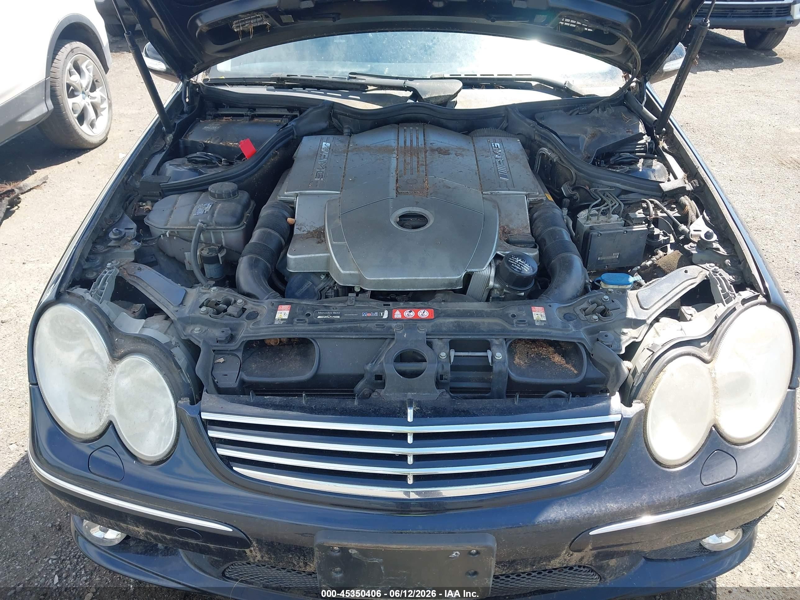 2005 Mercedes-benz C 55 Amg   Черный vin: WDBRF76J75F632012