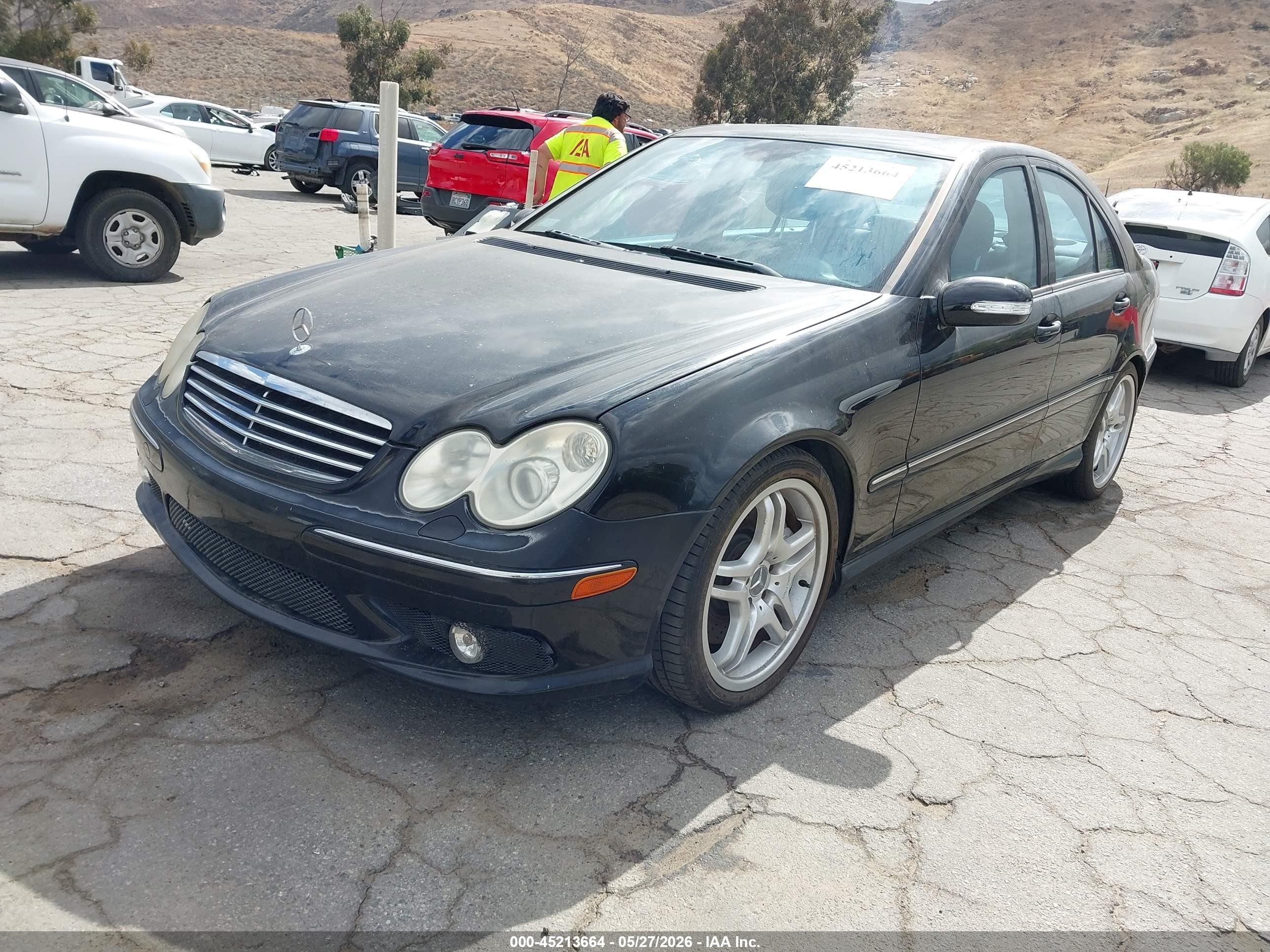 2006 Mercedes-benz C 55 Amg   Черный vin: WDBRF76J76F805965