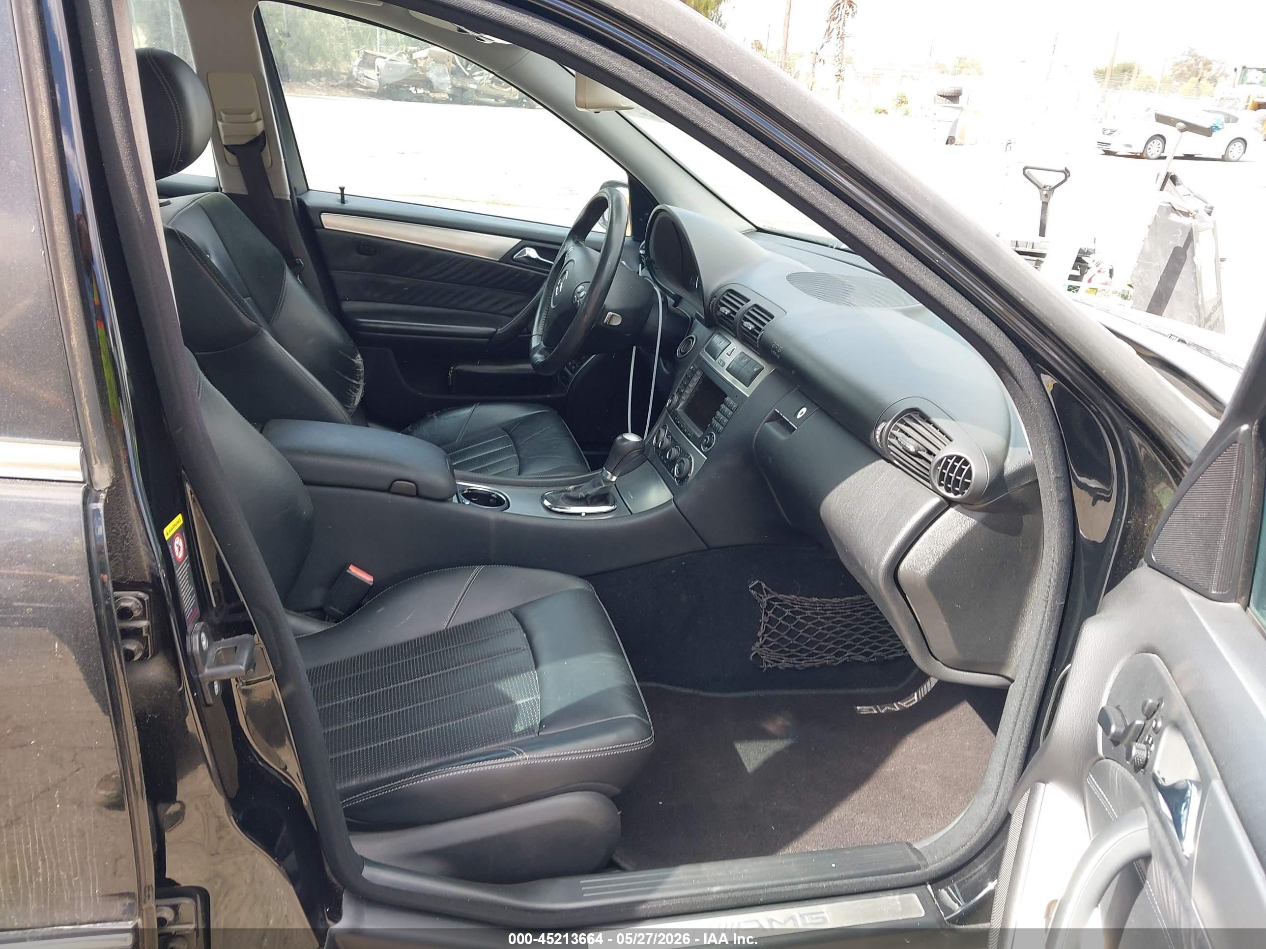 2006 Mercedes-benz C 55 Amg   Черный vin: WDBRF76J76F805965