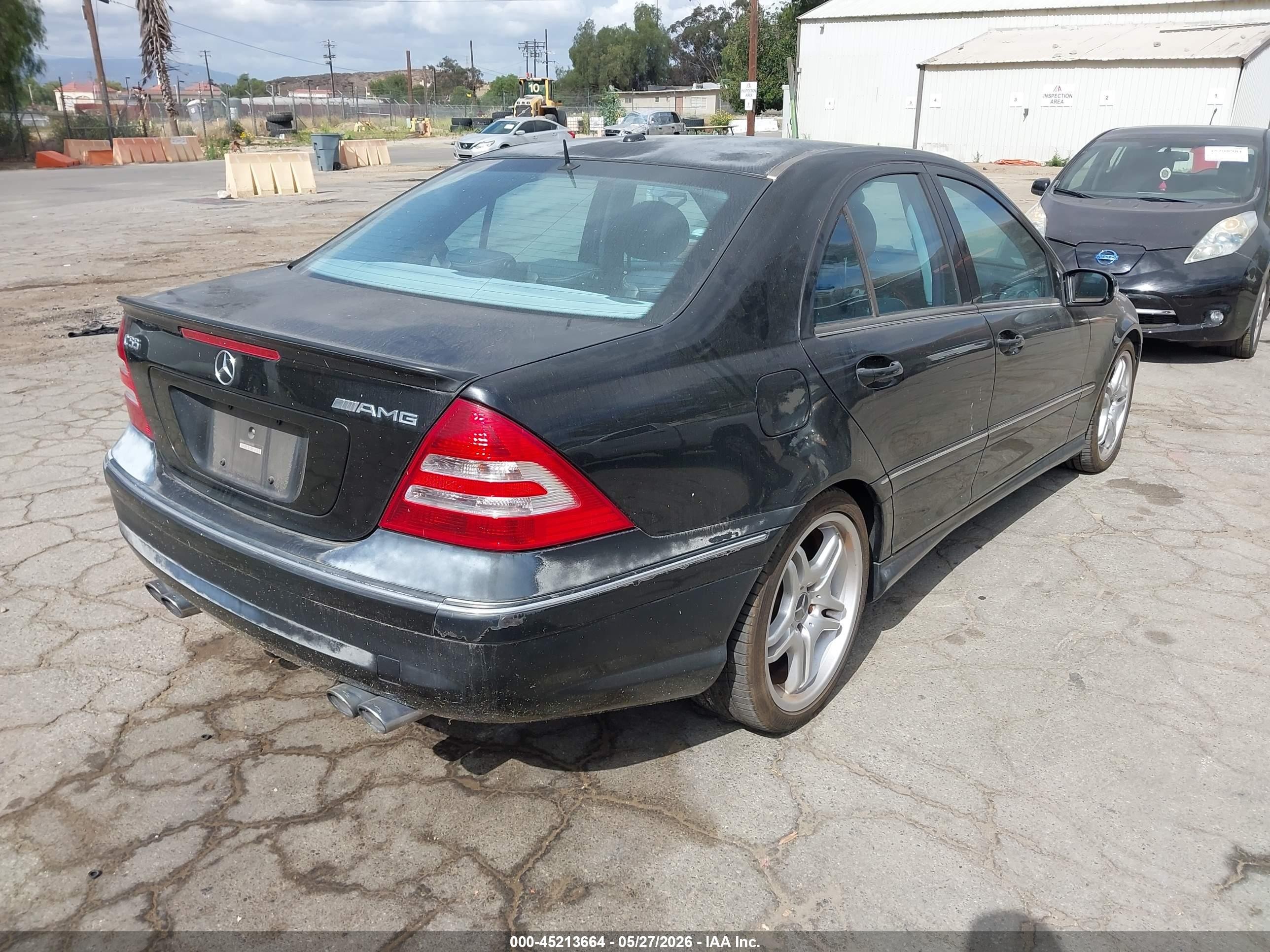 2006 Mercedes-benz C 55 Amg   Черный vin: WDBRF76J76F805965