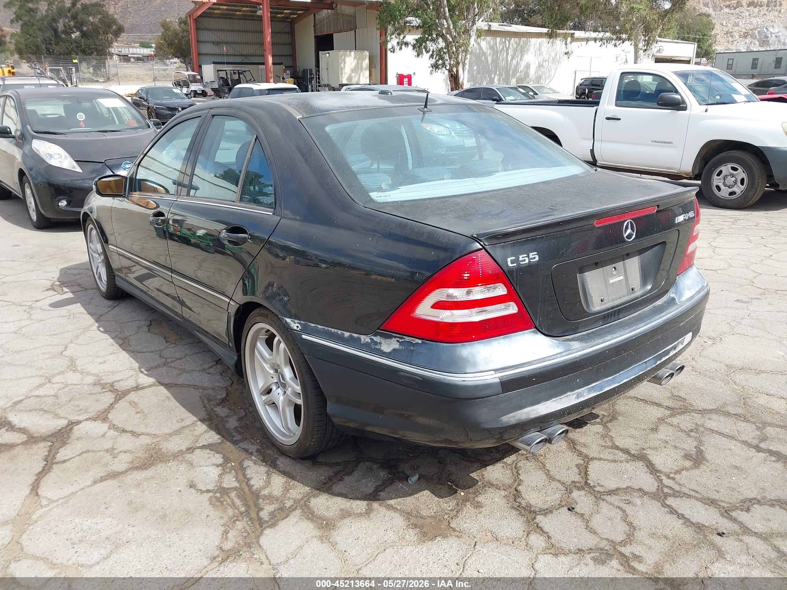 2006 Mercedes-benz C 55 Amg   Черный vin: WDBRF76J76F805965