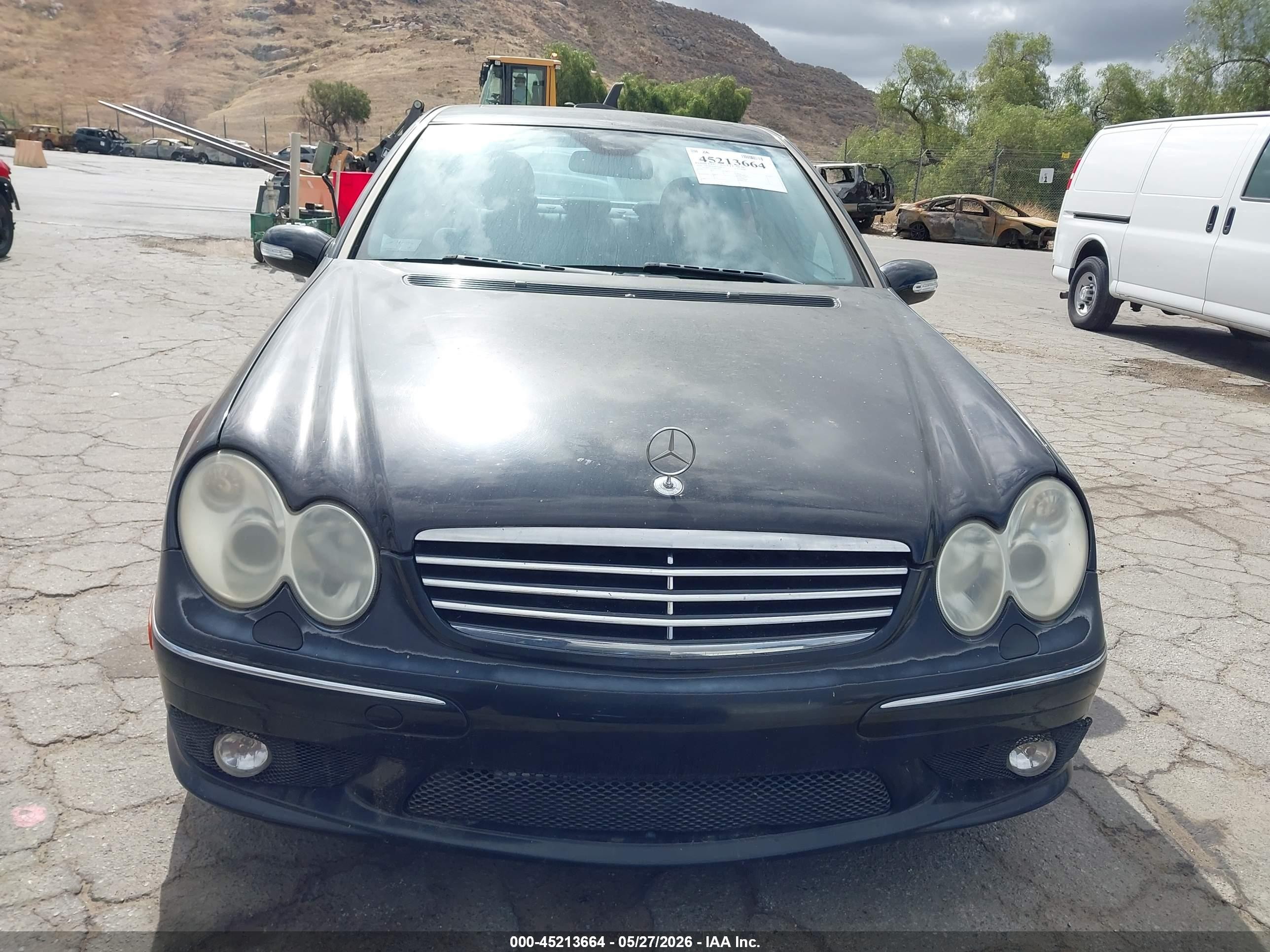 2006 Mercedes-benz C 55 Amg   Черный vin: WDBRF76J76F805965
