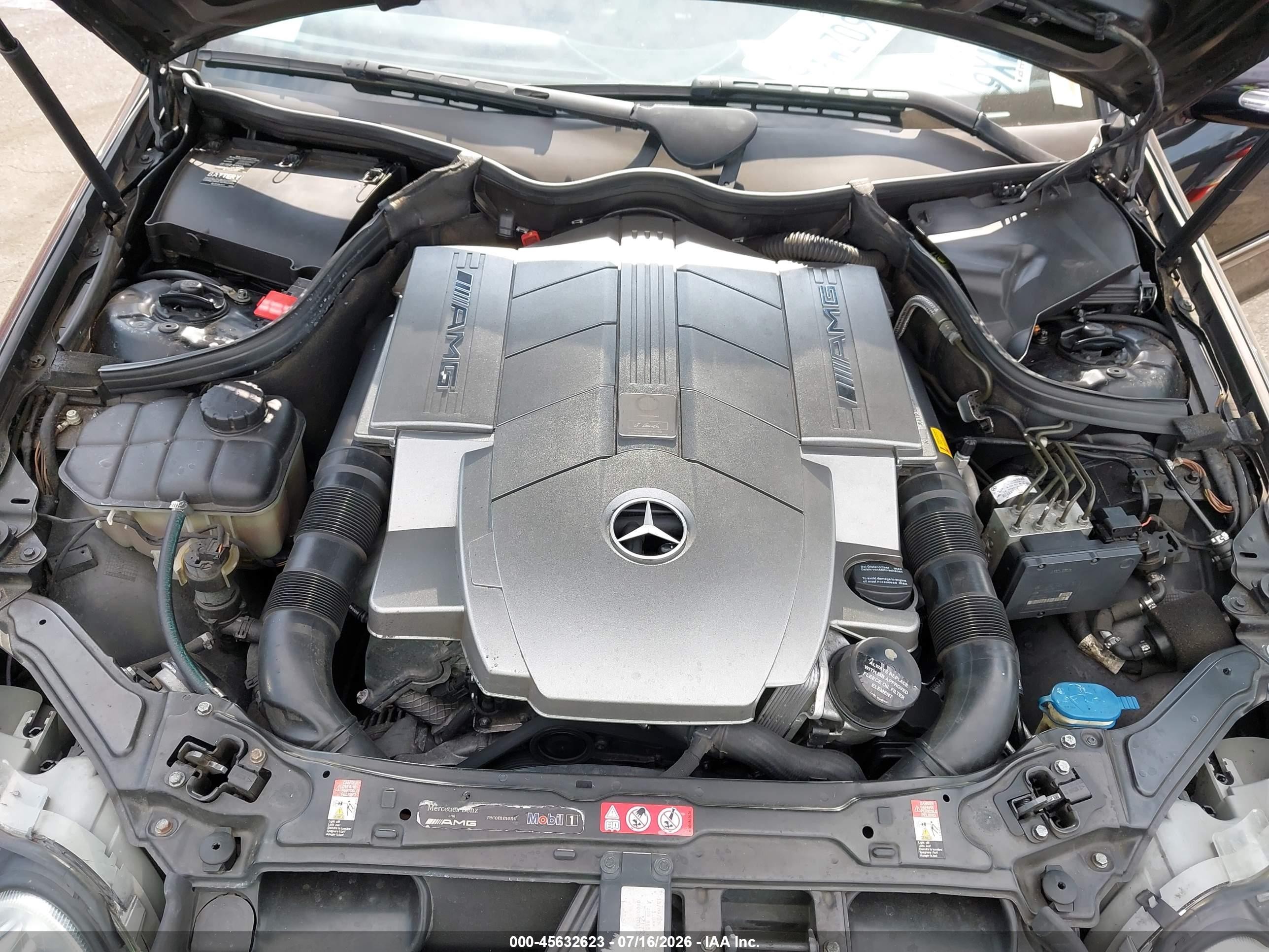 2005 Mercedes-benz C 55 Amg   Черный vin: WDBRF76J85F613212