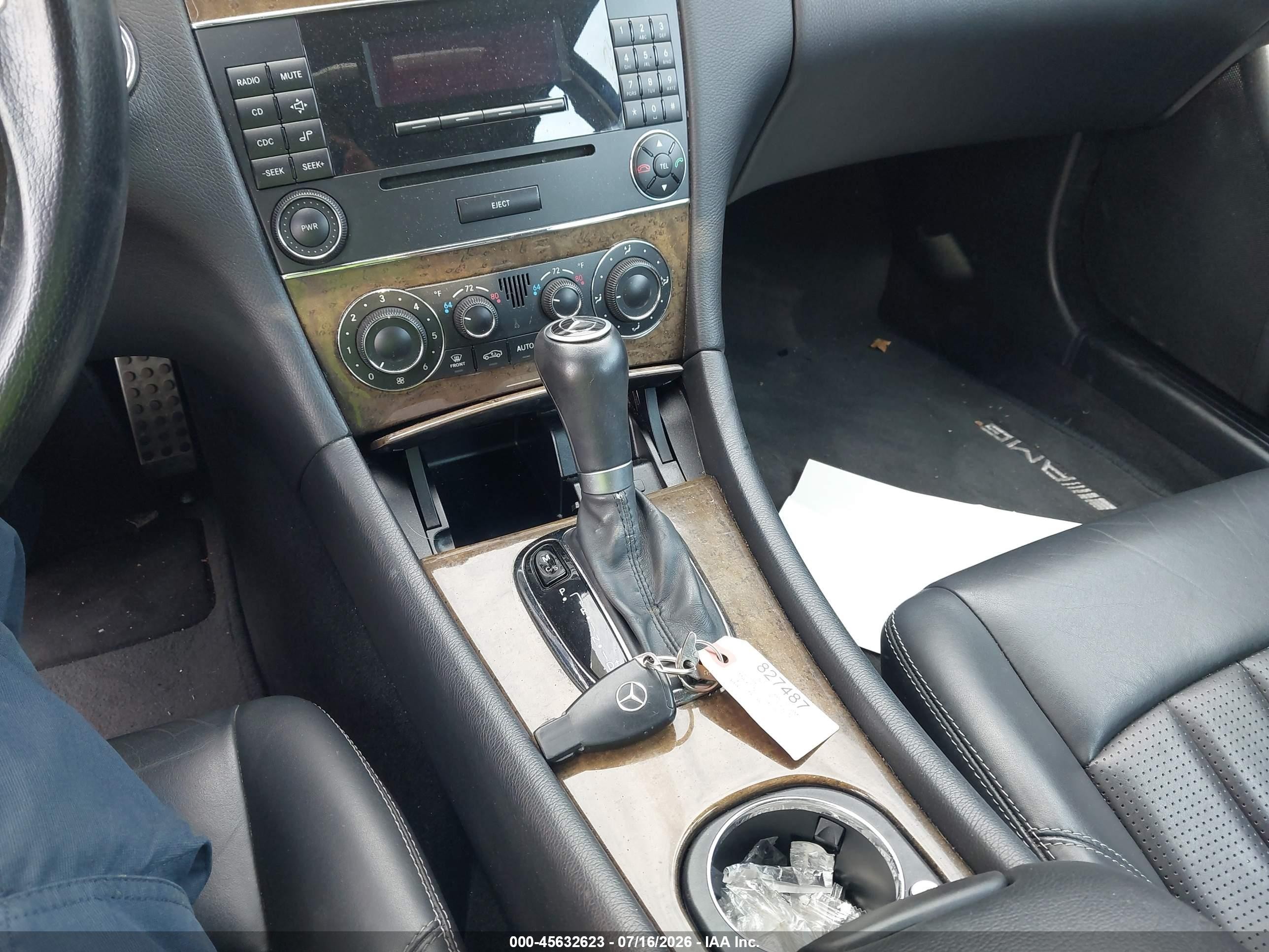 2005 Mercedes-benz C 55 Amg   Черный vin: WDBRF76J85F613212