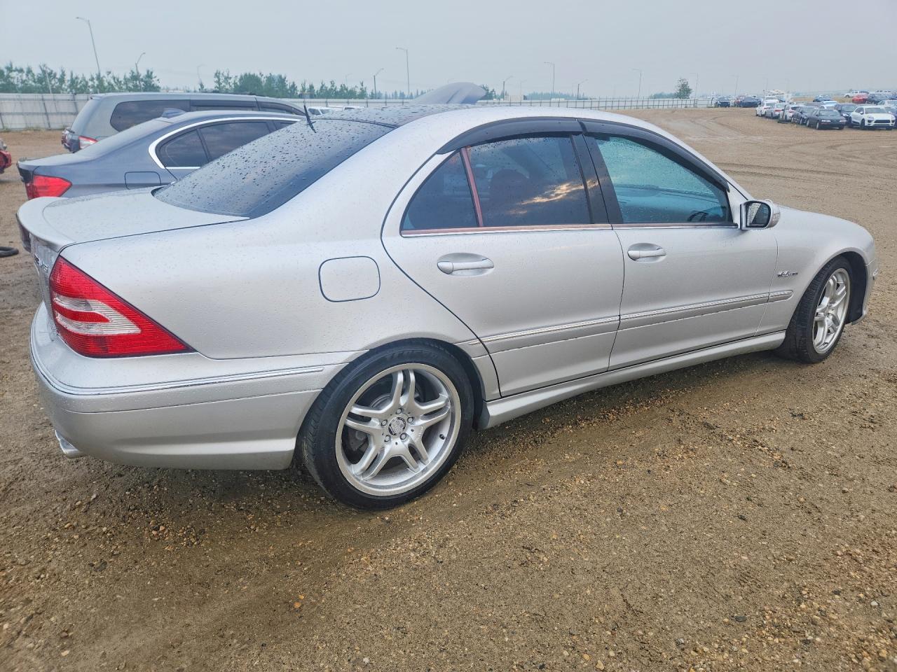 2005 Mercedes-benz C 55 Amg Silver vin: WDBRF76J95F618547