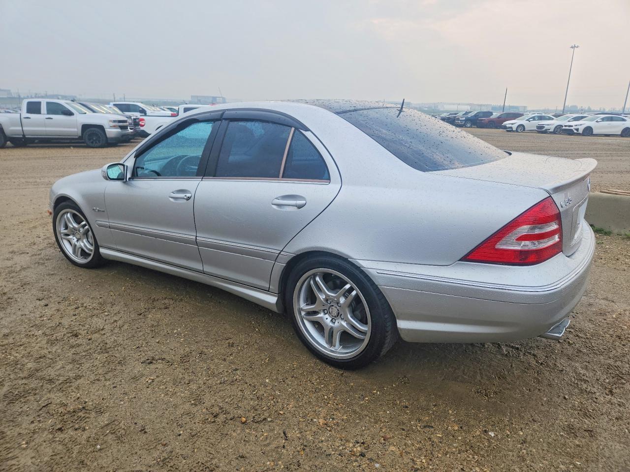 2005 Mercedes-benz C 55 Amg Silver vin: WDBRF76J95F618547
