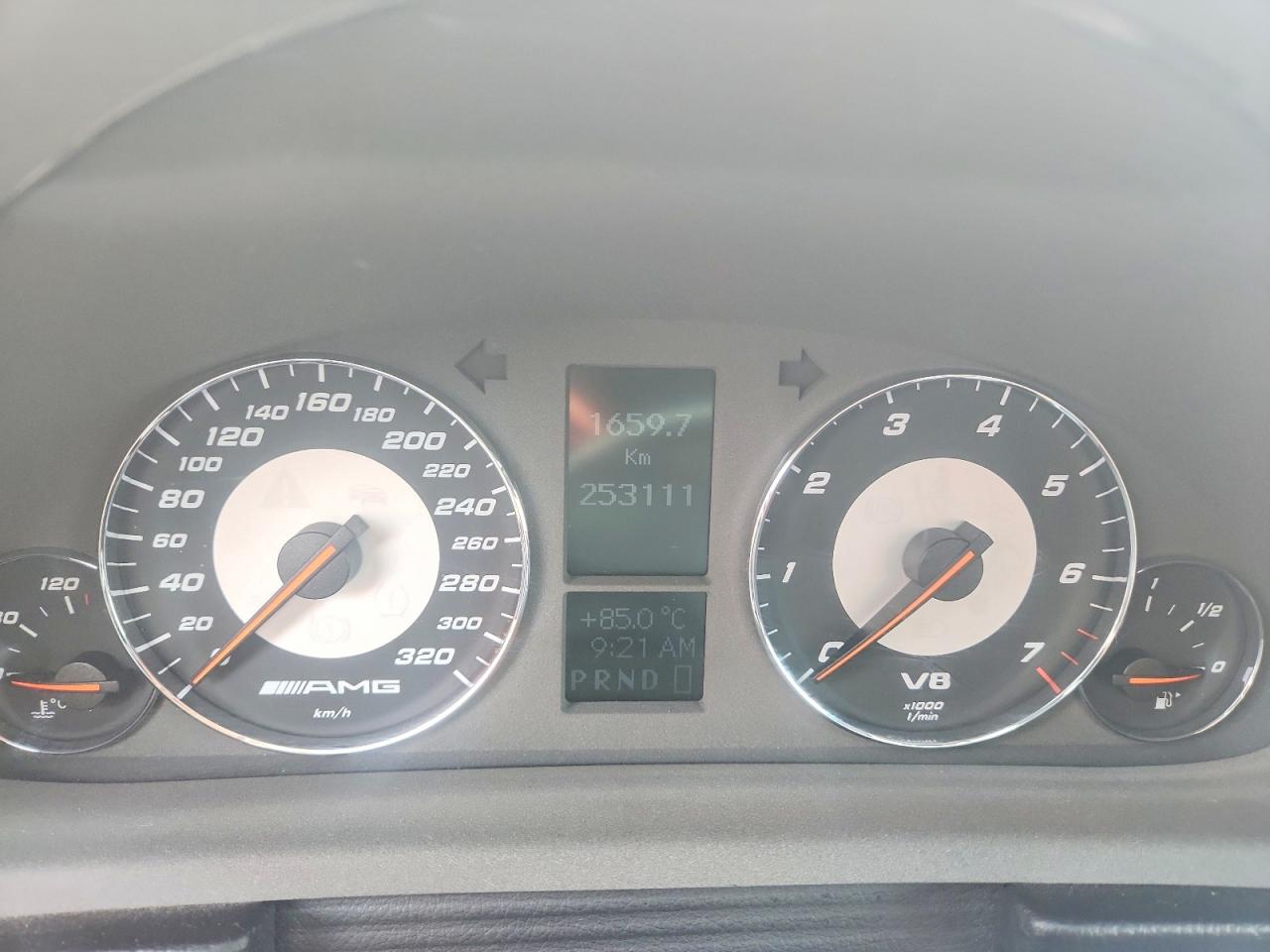 2005 Mercedes-benz C 55 Amg Silver vin: WDBRF76J95F618547