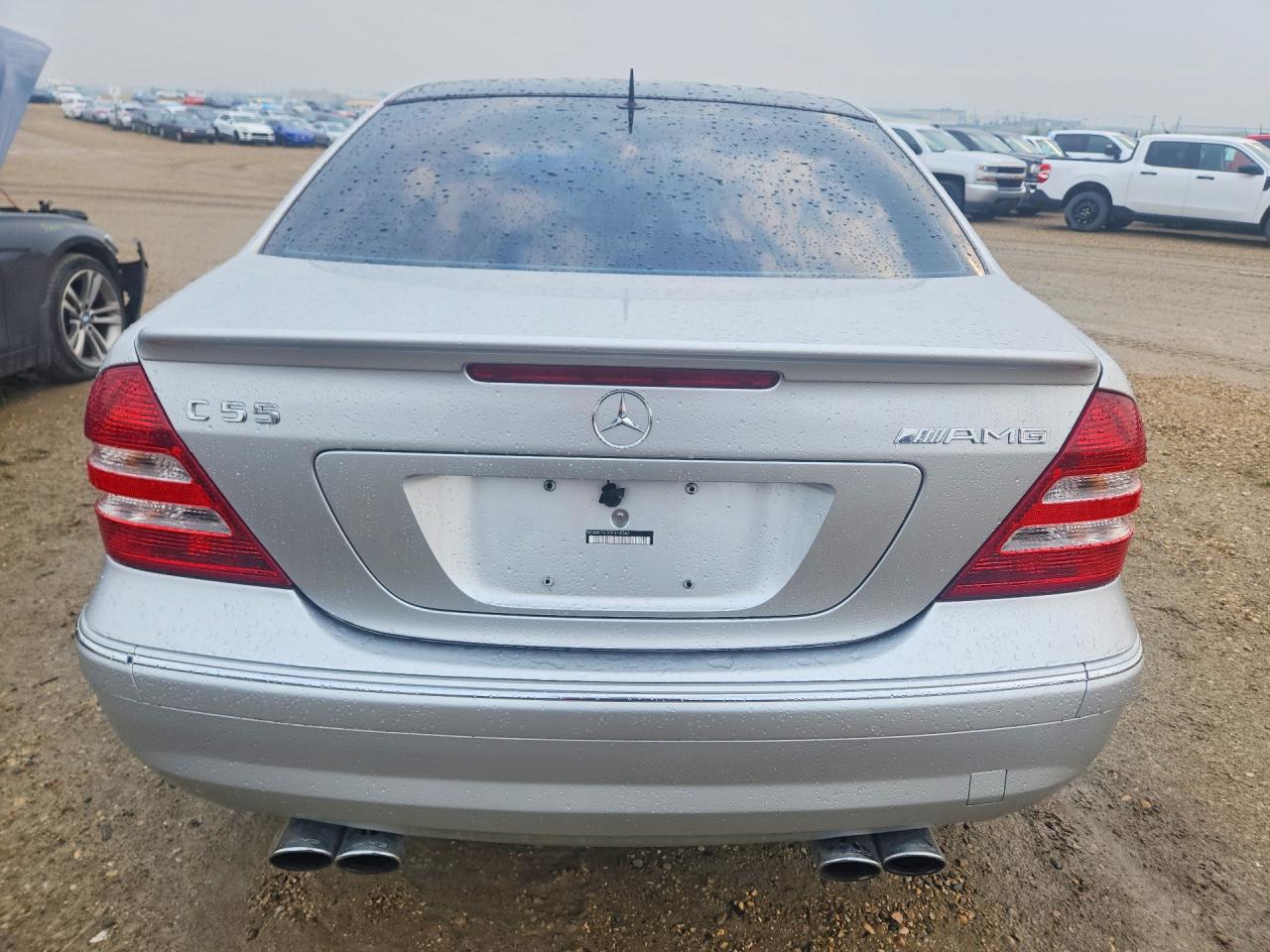 2005 Mercedes-benz C 55 Amg Silver vin: WDBRF76J95F618547