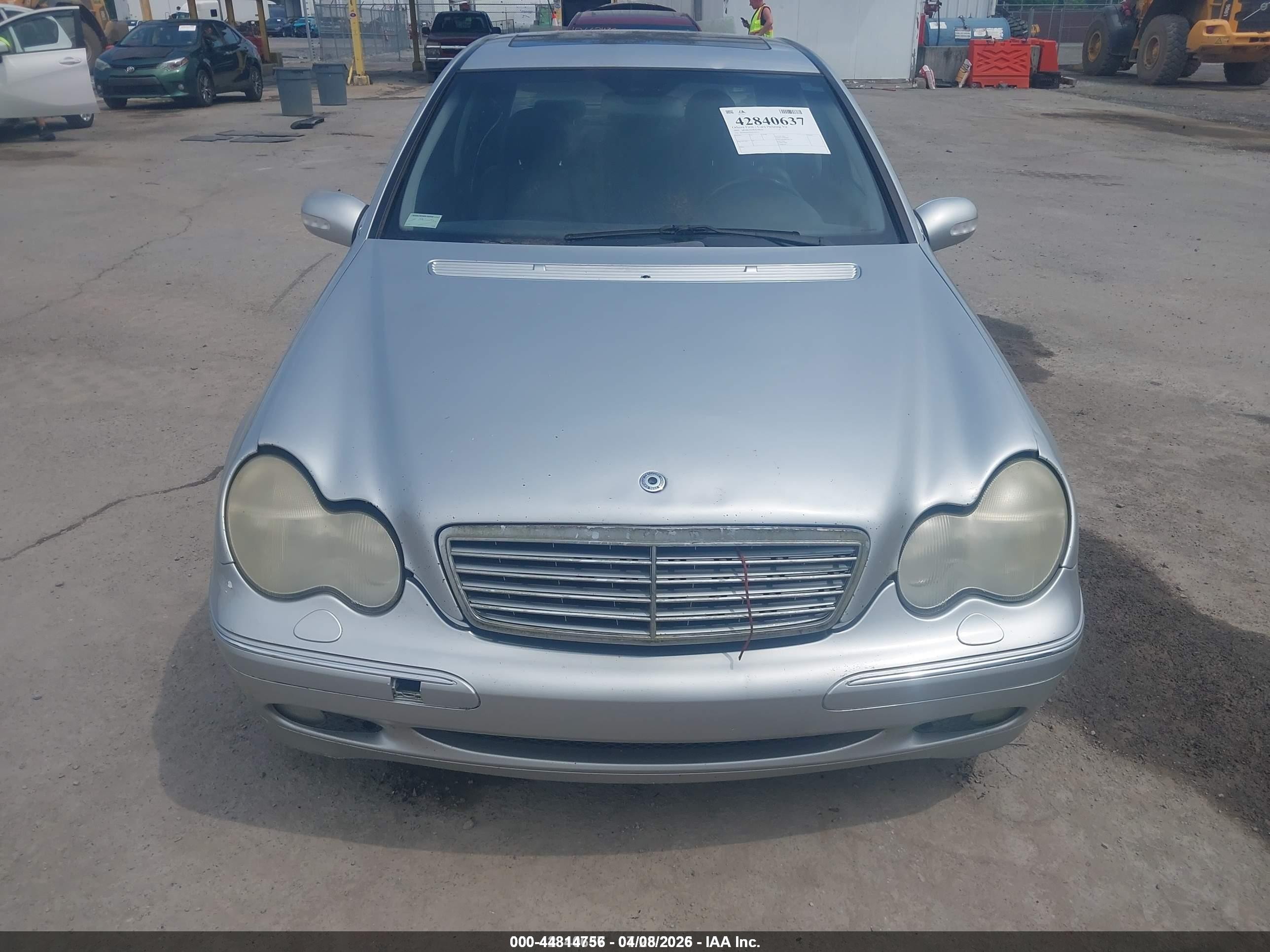 2003 Mercedes-benz C 240   Silver vin: WDBRF81J03F354757