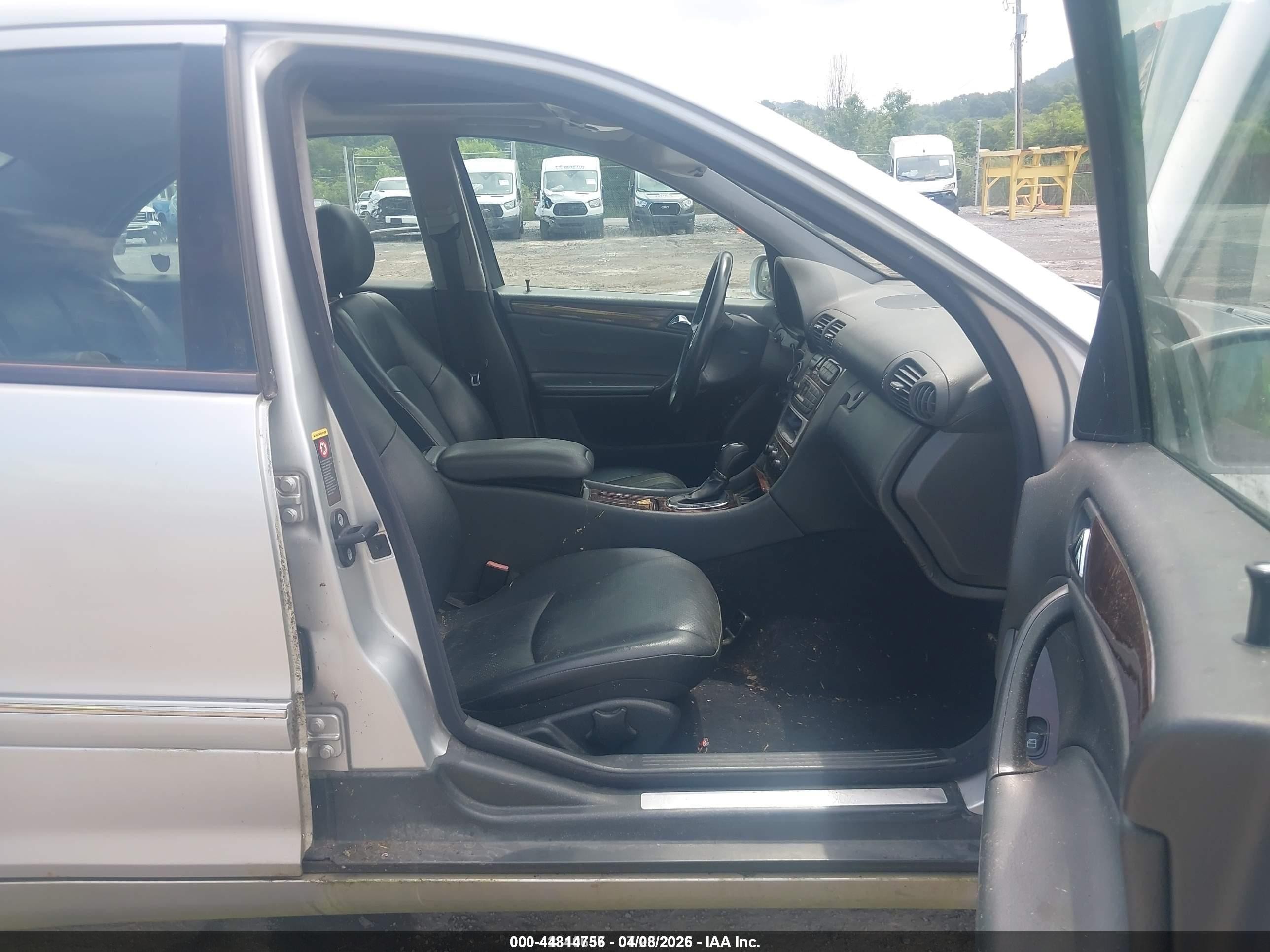 2003 Mercedes-benz C 240   Silver vin: WDBRF81J03F354757