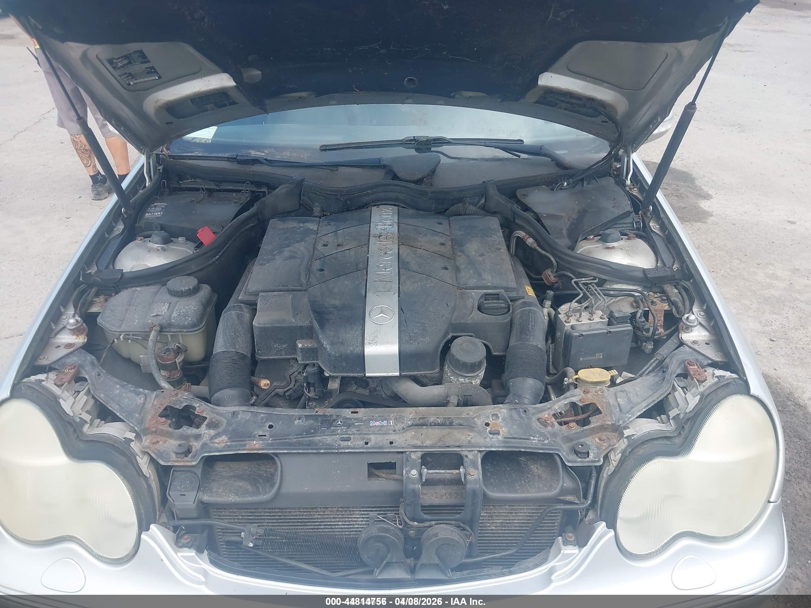 2003 Mercedes-benz C 240   Silver vin: WDBRF81J03F354757