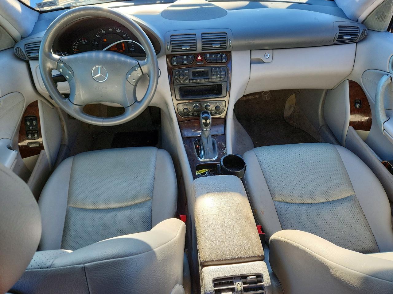 2003 Mercedes-benz C 240 4matic Silver vin: WDBRF81J03F389511