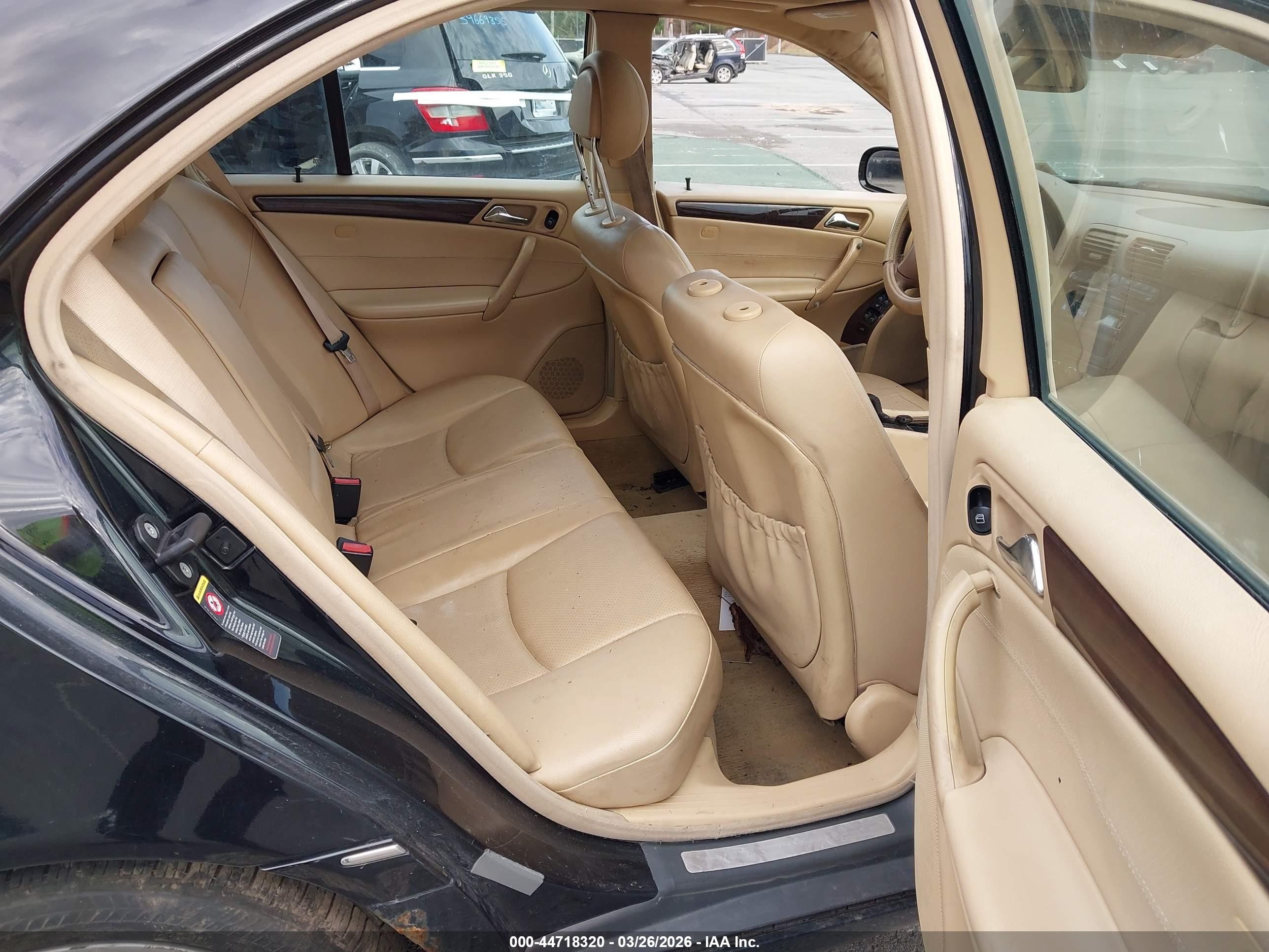 2004 Mercedes-benz C 240 4matic Черный vin: WDBRF81J04F478478