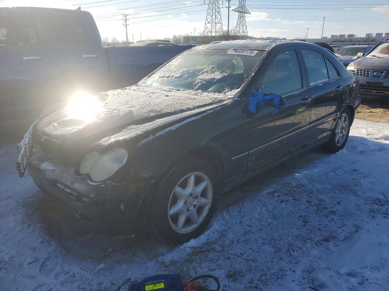 2004 Mercedes-benz C 240 4matic Black vin: WDBRF81J04F511463