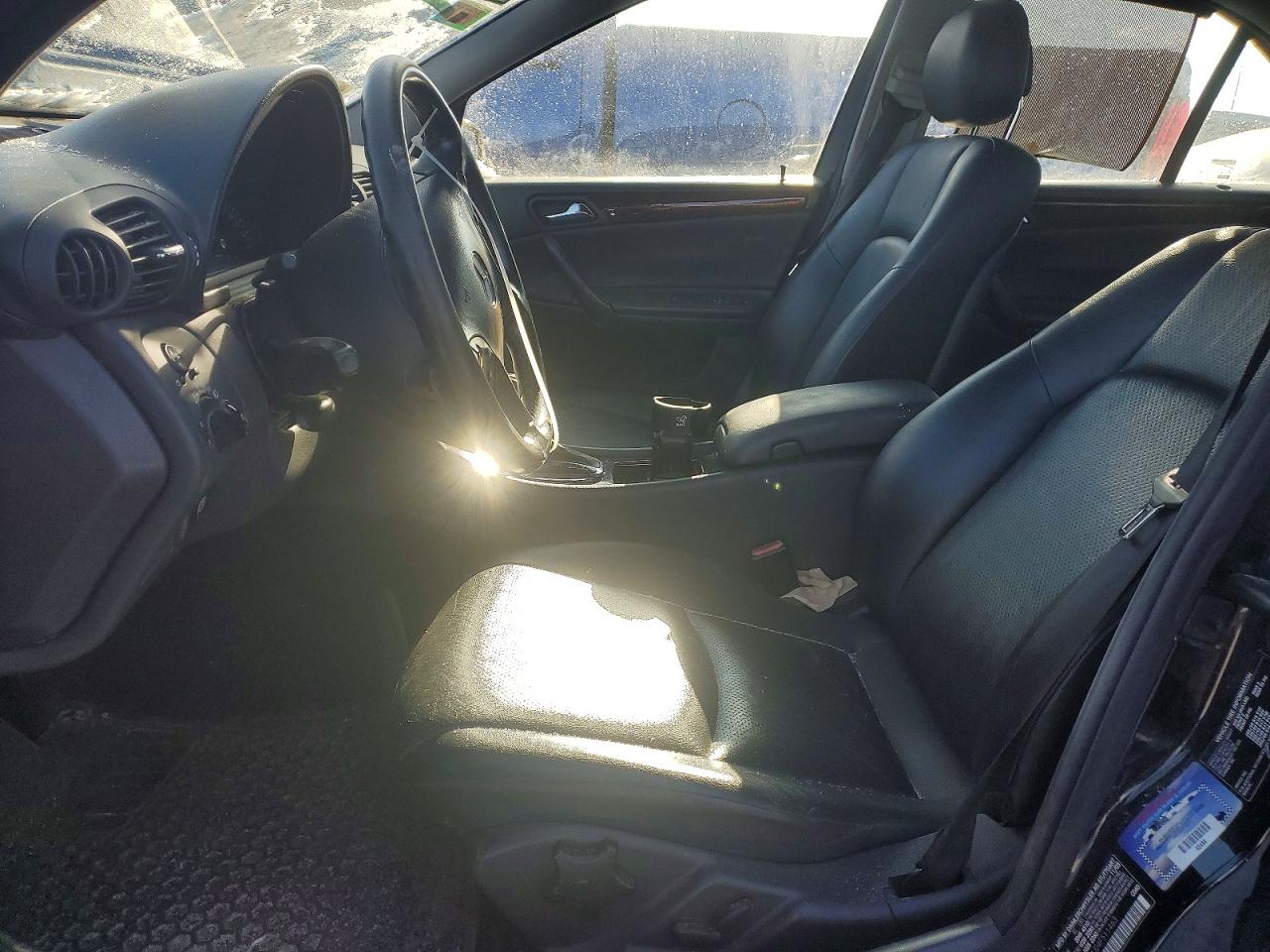 2004 Mercedes-benz C 240 4matic Black vin: WDBRF81J04F511463