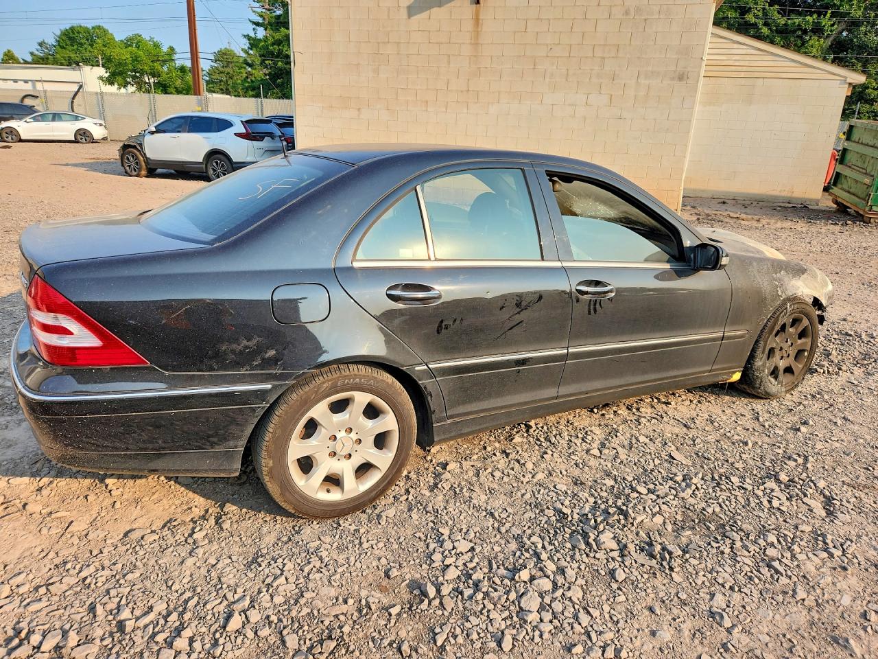 2005 Mercedes-benz C 240 4matic Black vin: WDBRF81J05F564648