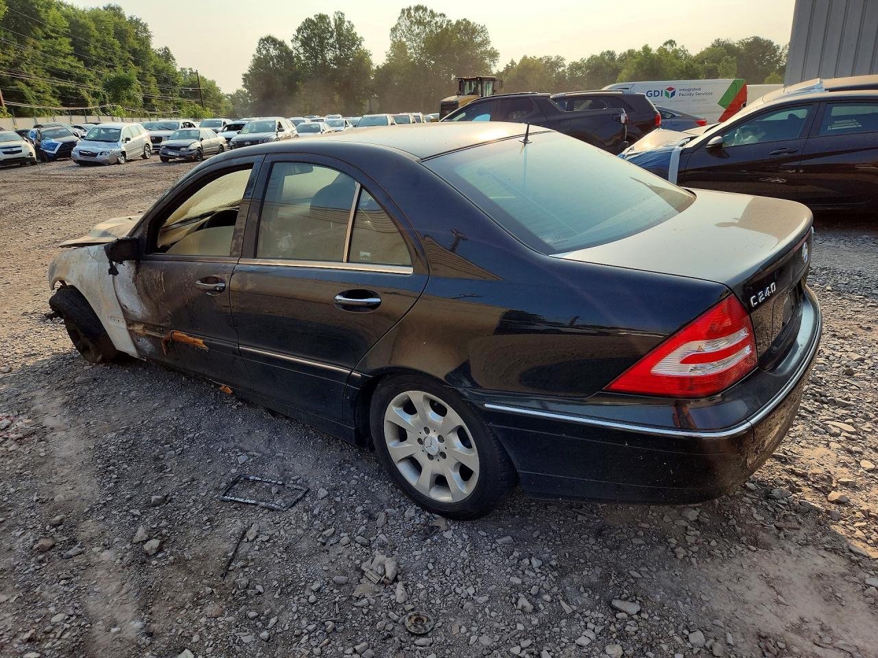 2005 Mercedes-benz C 240 4matic Black vin: WDBRF81J05F564648