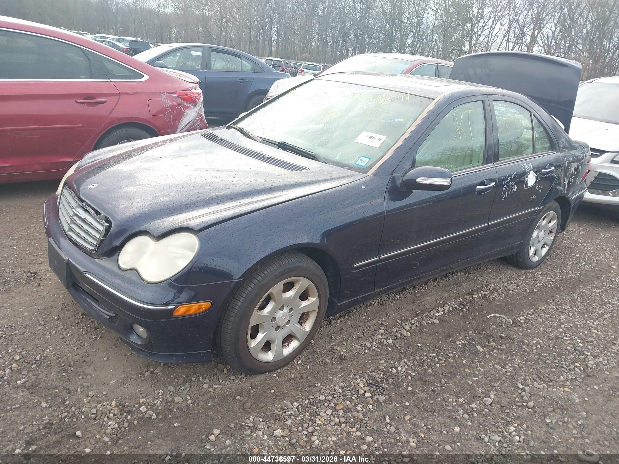 2005 Mercedes-benz C 240 Luxury 4matic Blue vin: WDBRF81J05F570028