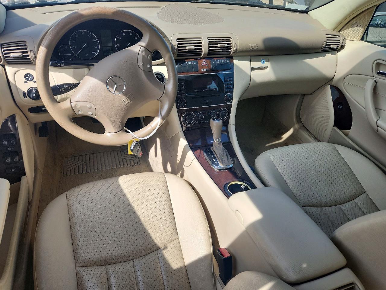 2005 Mercedes-benz C 240 4matic Gold vin: WDBRF81J05F596869