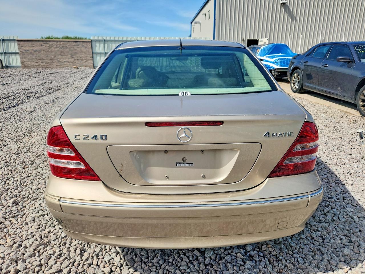 2005 Mercedes-benz C 240 4matic Gold vin: WDBRF81J05F596869