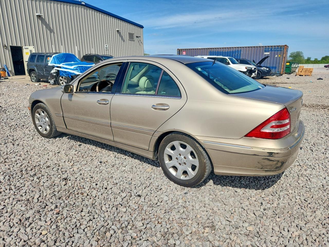 2005 Mercedes-benz C 240 4matic Gold vin: WDBRF81J05F596869