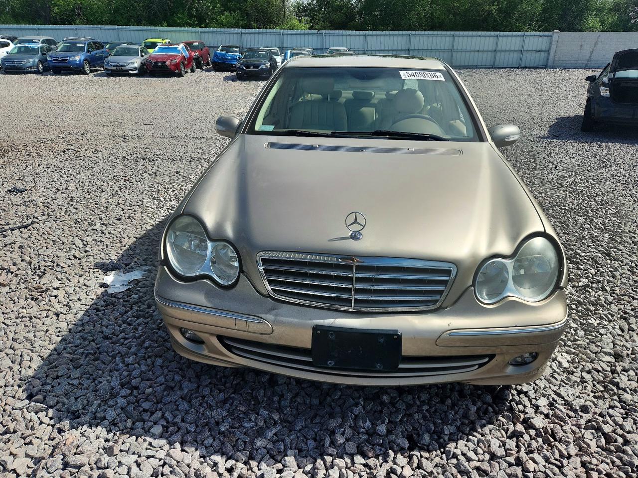 2005 Mercedes-benz C 240 4matic Gold vin: WDBRF81J05F596869