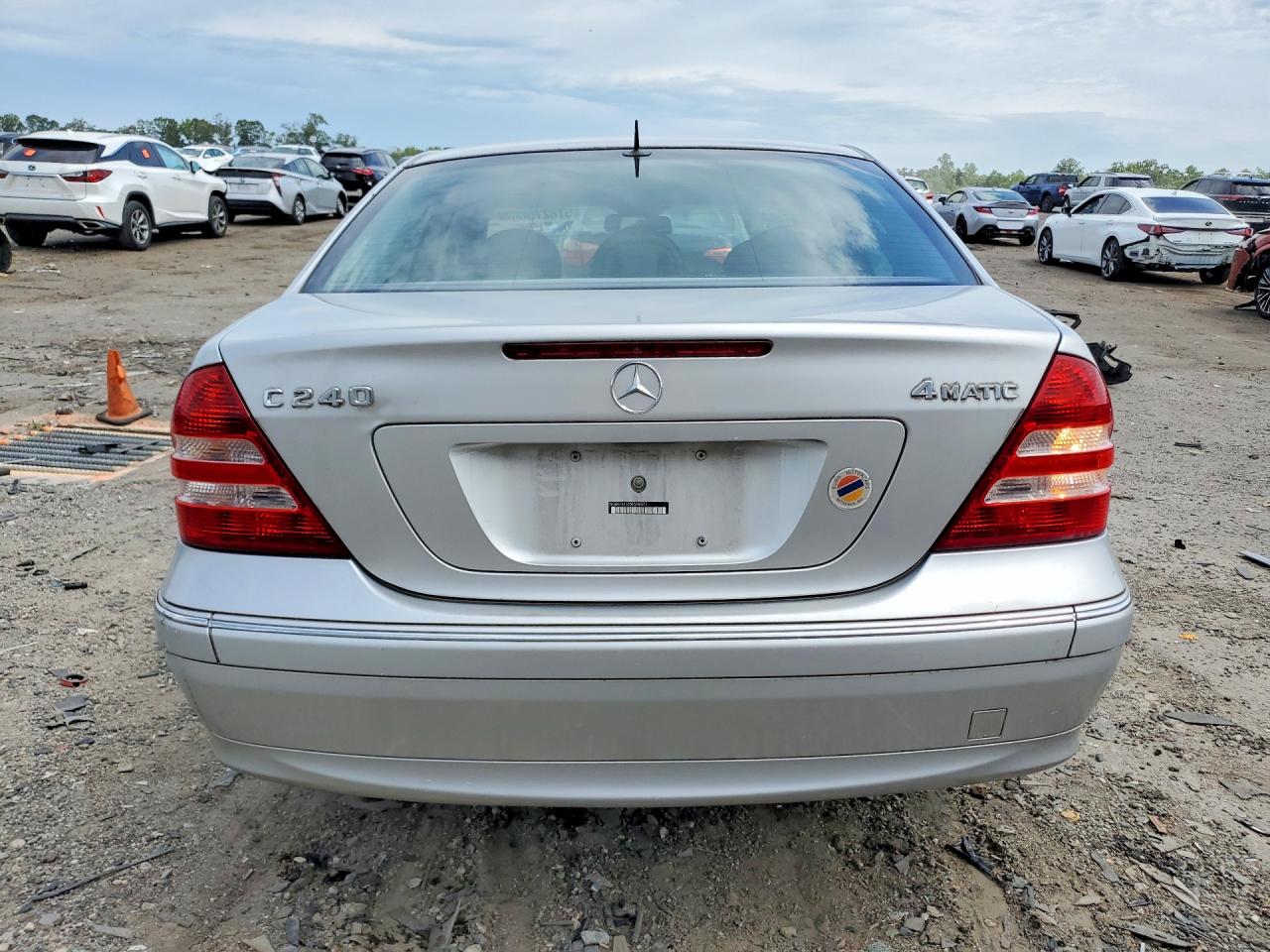 2005 Mercedes-benz C 240 4matic Silver vin: WDBRF81J05F598377