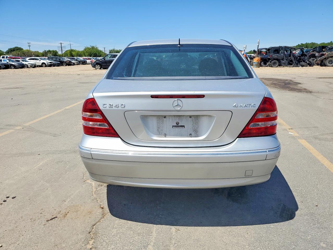 2005 Mercedes-benz C 240 4matic Silver vin: WDBRF81J05F615999