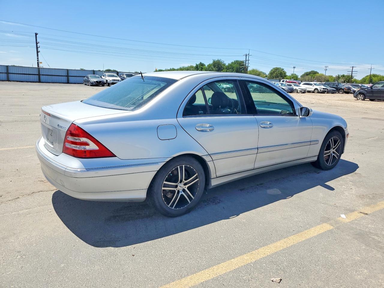 2005 Mercedes-benz C 240 4matic Silver vin: WDBRF81J05F615999