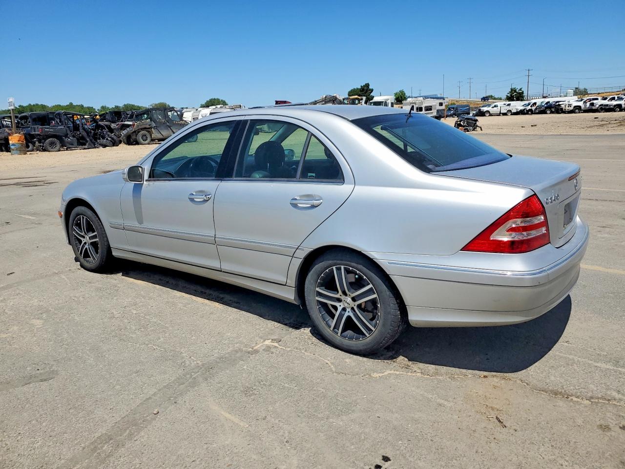 2005 Mercedes-benz C 240 4matic Silver vin: WDBRF81J05F615999