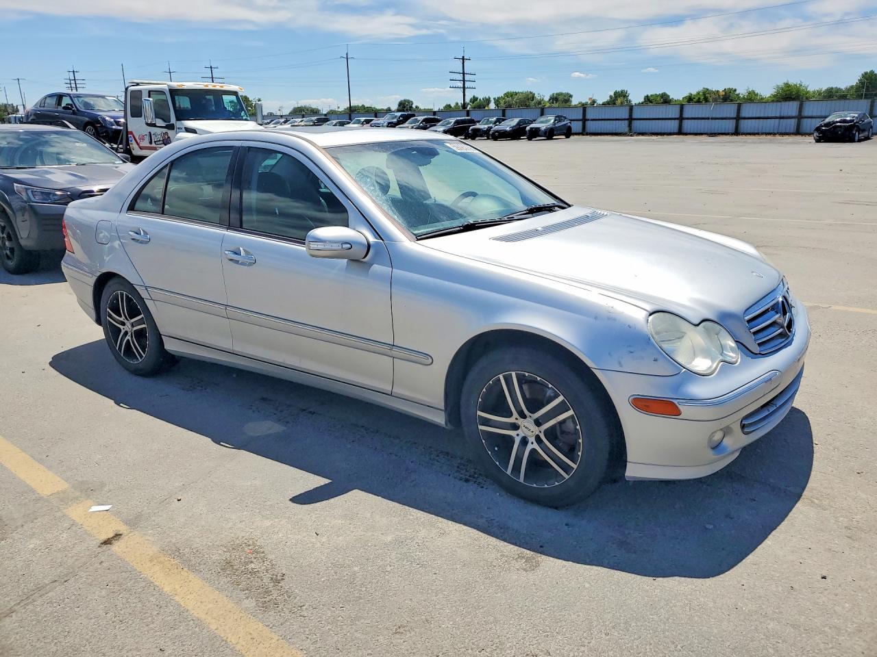 2005 Mercedes-benz C 240 4matic Silver vin: WDBRF81J05F615999