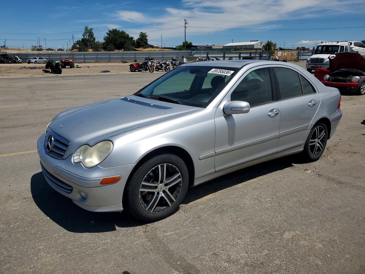 2005 Mercedes-benz C 240 4matic Silver vin: WDBRF81J05F615999