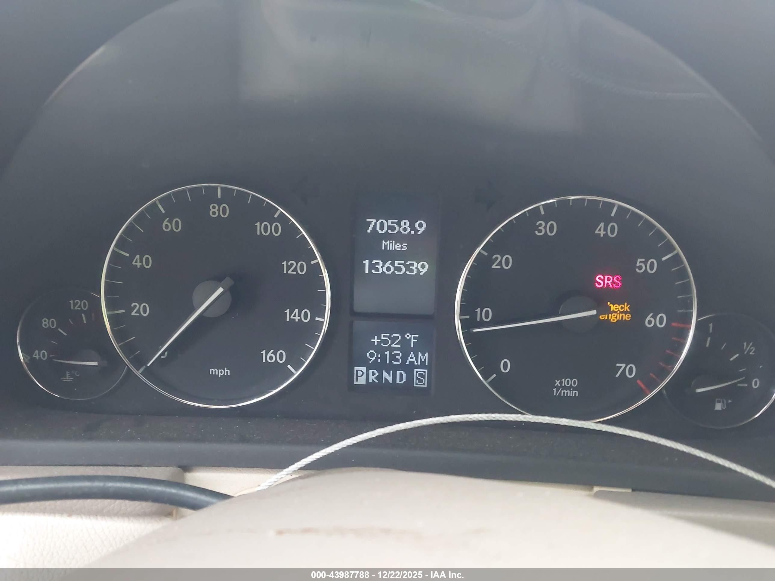 2005 Mercedes-benz C 240 Luxury 4matic Beige vin: WDBRF81J05F670100