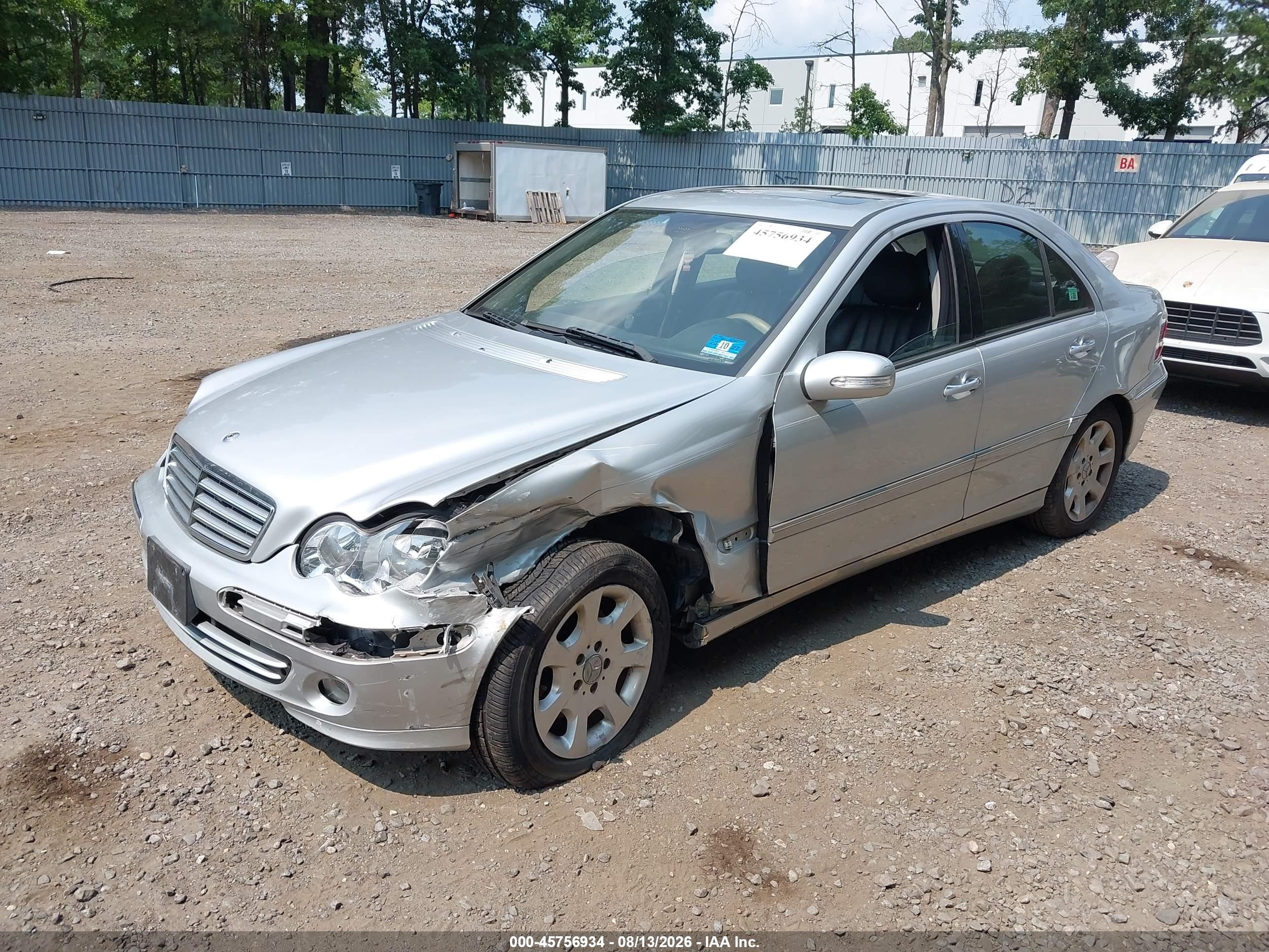 2005 Mercedes-benz C 240 Luxury 4matic Silver vin: WDBRF81J05F681369