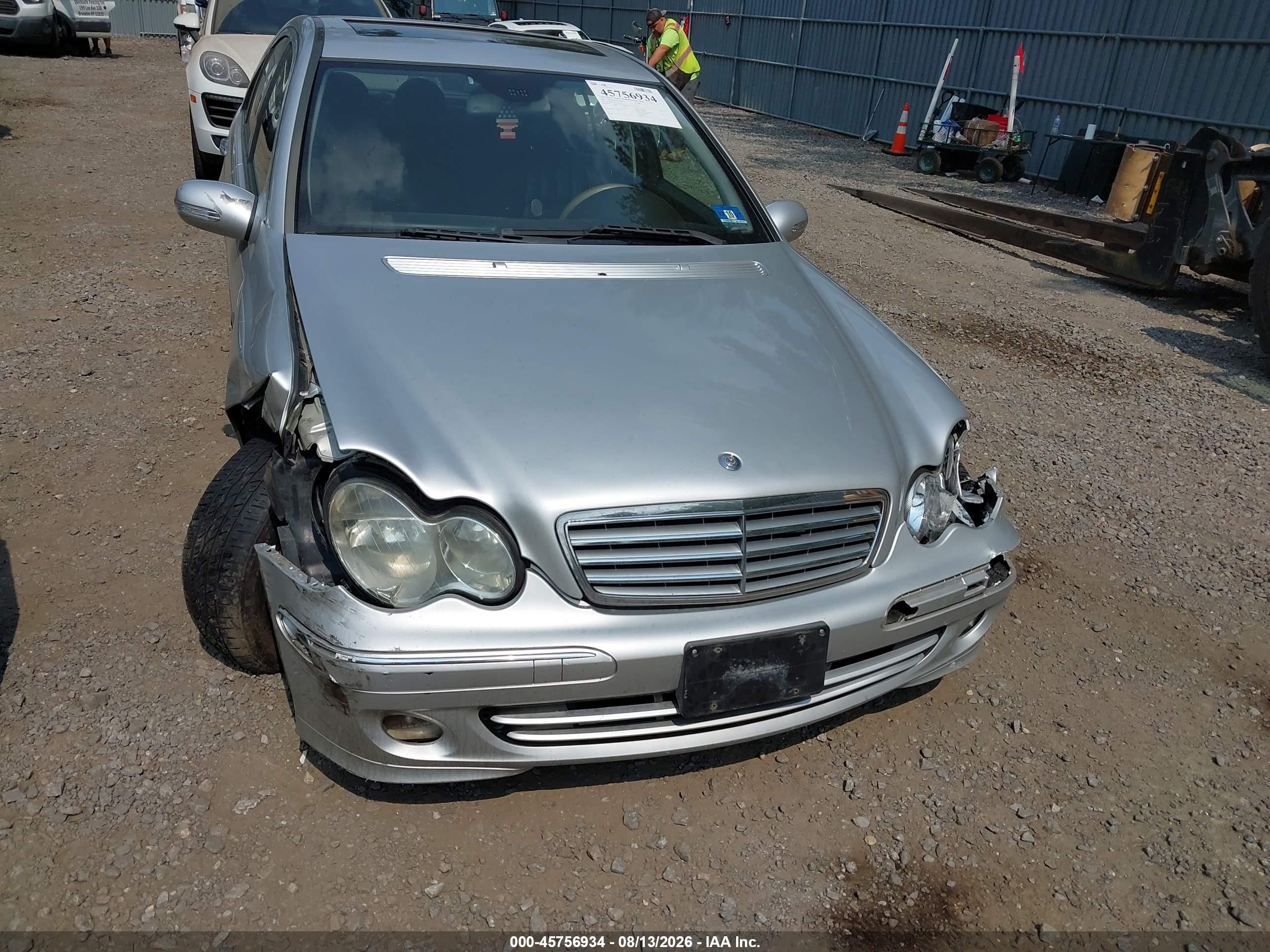 2005 Mercedes-benz C 240 Luxury 4matic Silver vin: WDBRF81J05F681369